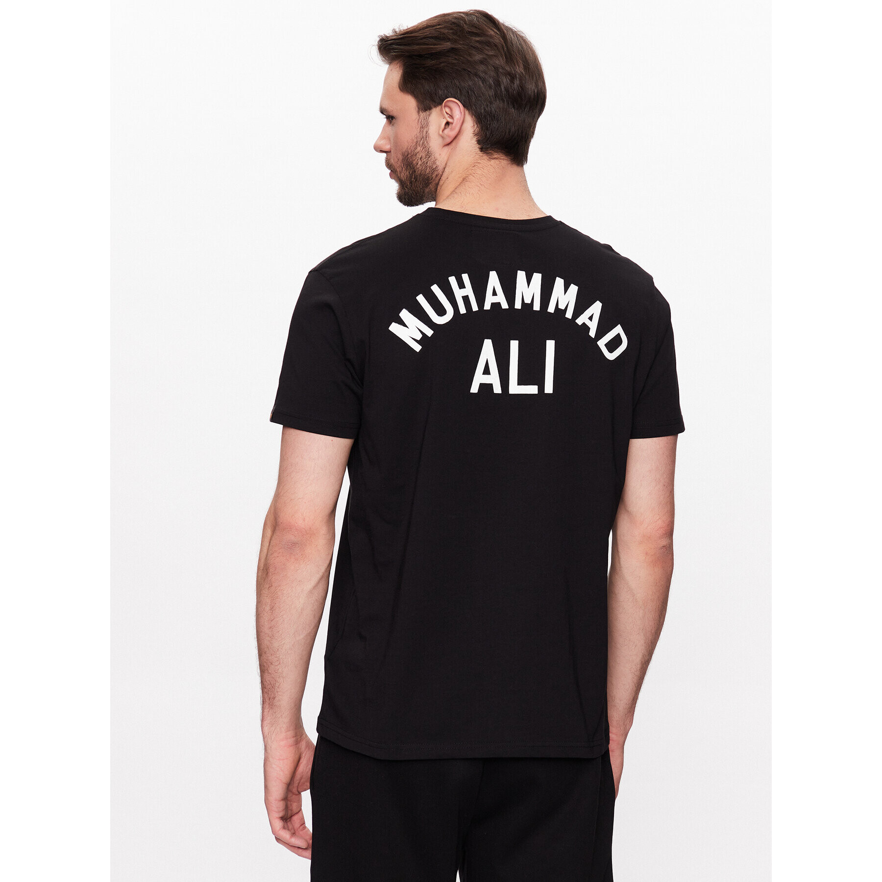 Alpha Industries Majica Muhammad Ali 136517 Črna Regular Fit - Pepit.si