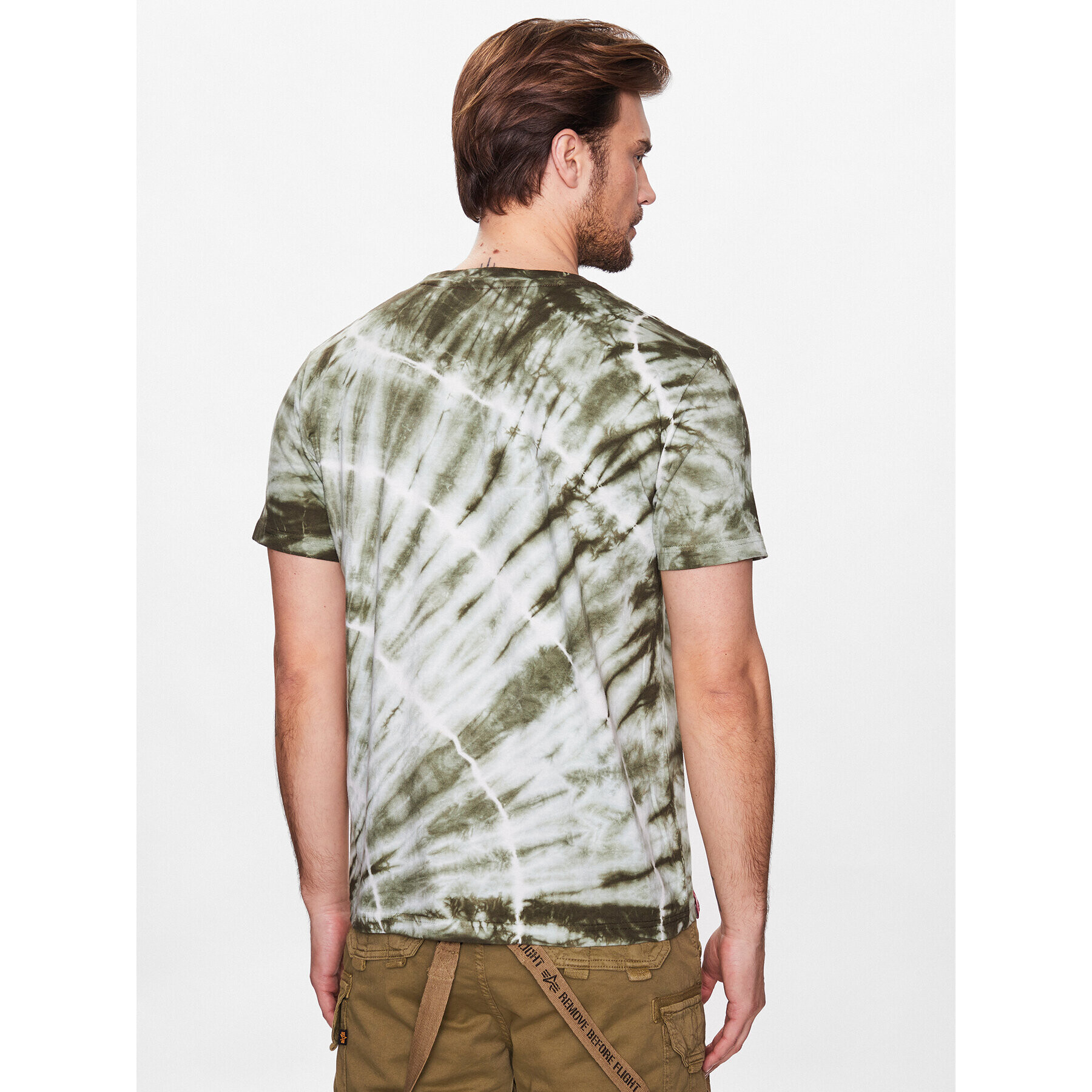 Alpha Industries Majica Tie Dye 106508 Pisana Regular Fit - Pepit.si