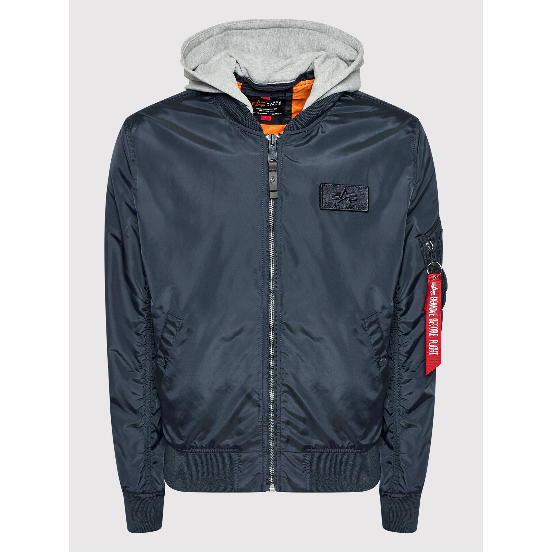 Alpha Industries Prehodna jakna Ma-1 Tt 106103 Mornarsko modra Regular Fit - Pepit.si