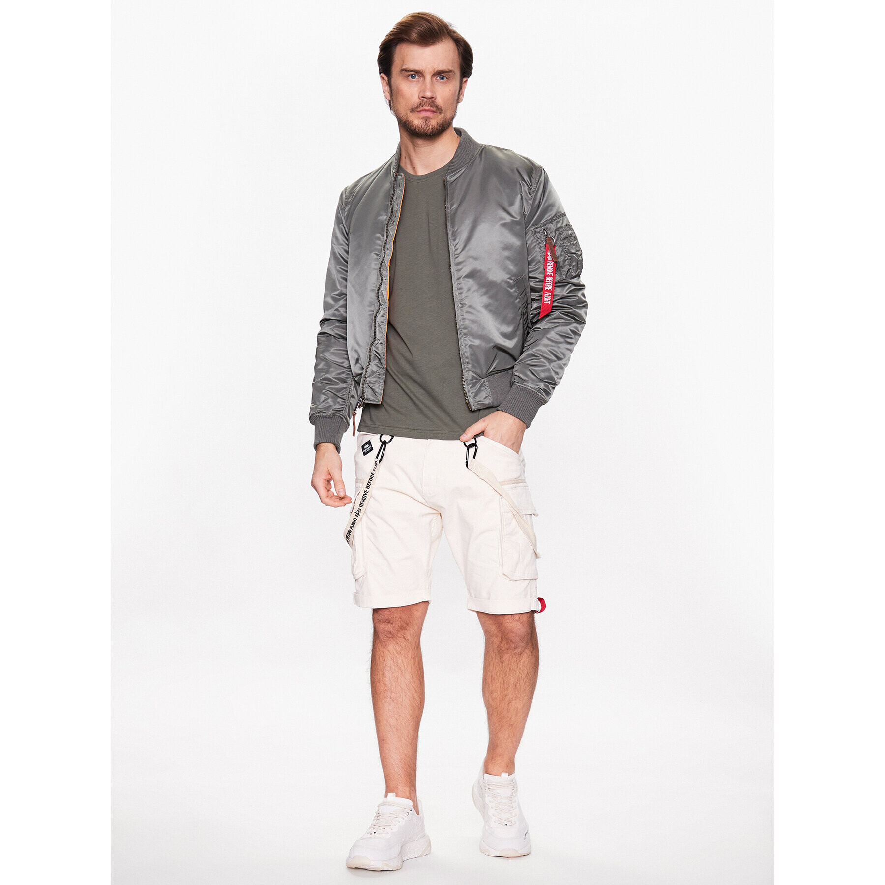 Alpha Industries Majica USN Blood Chit T 136503 Zelena Regular Fit - Pepit.si