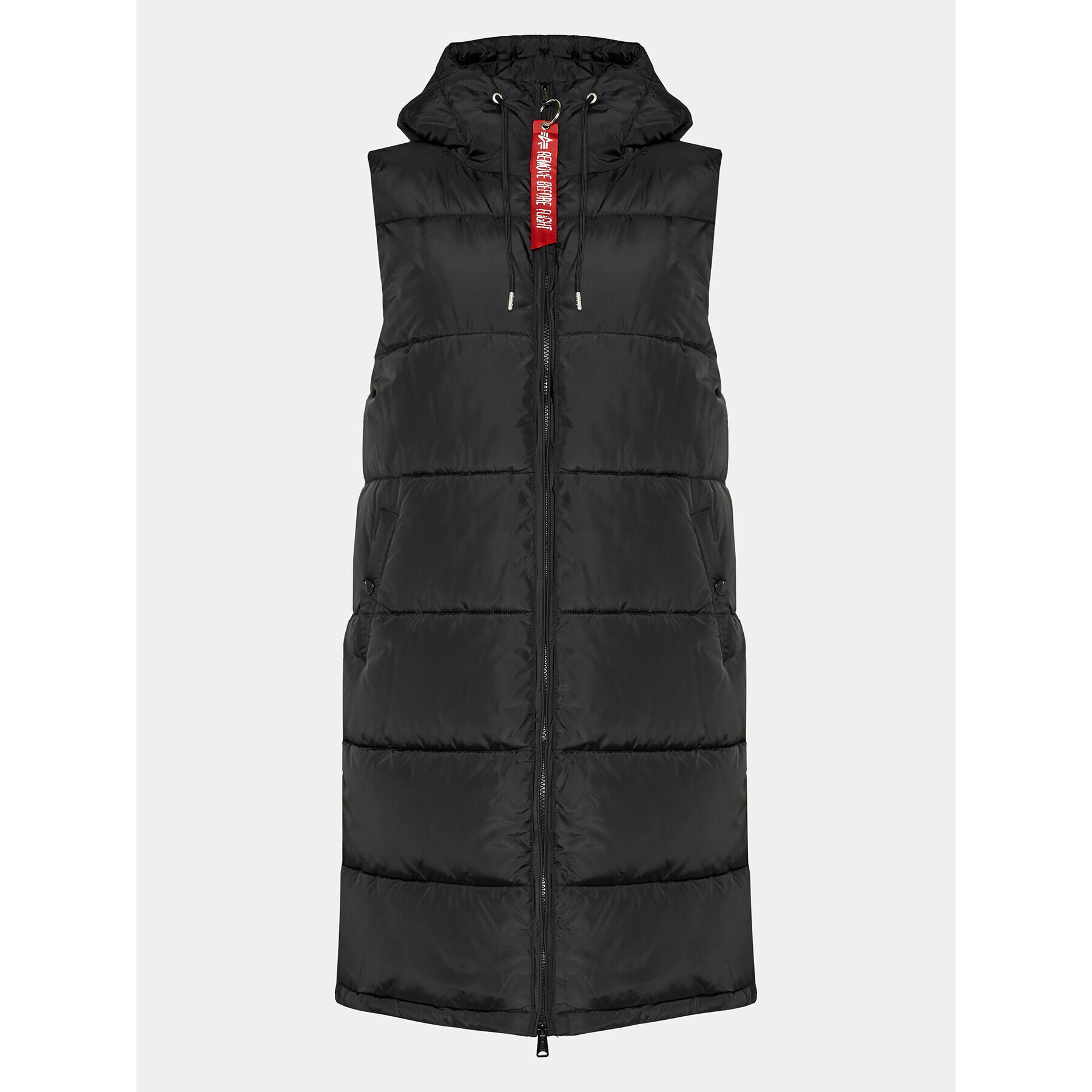 Alpha Industries Telovnik Long Puffer Vest 108002 Črna Regular Fit - Pepit.si