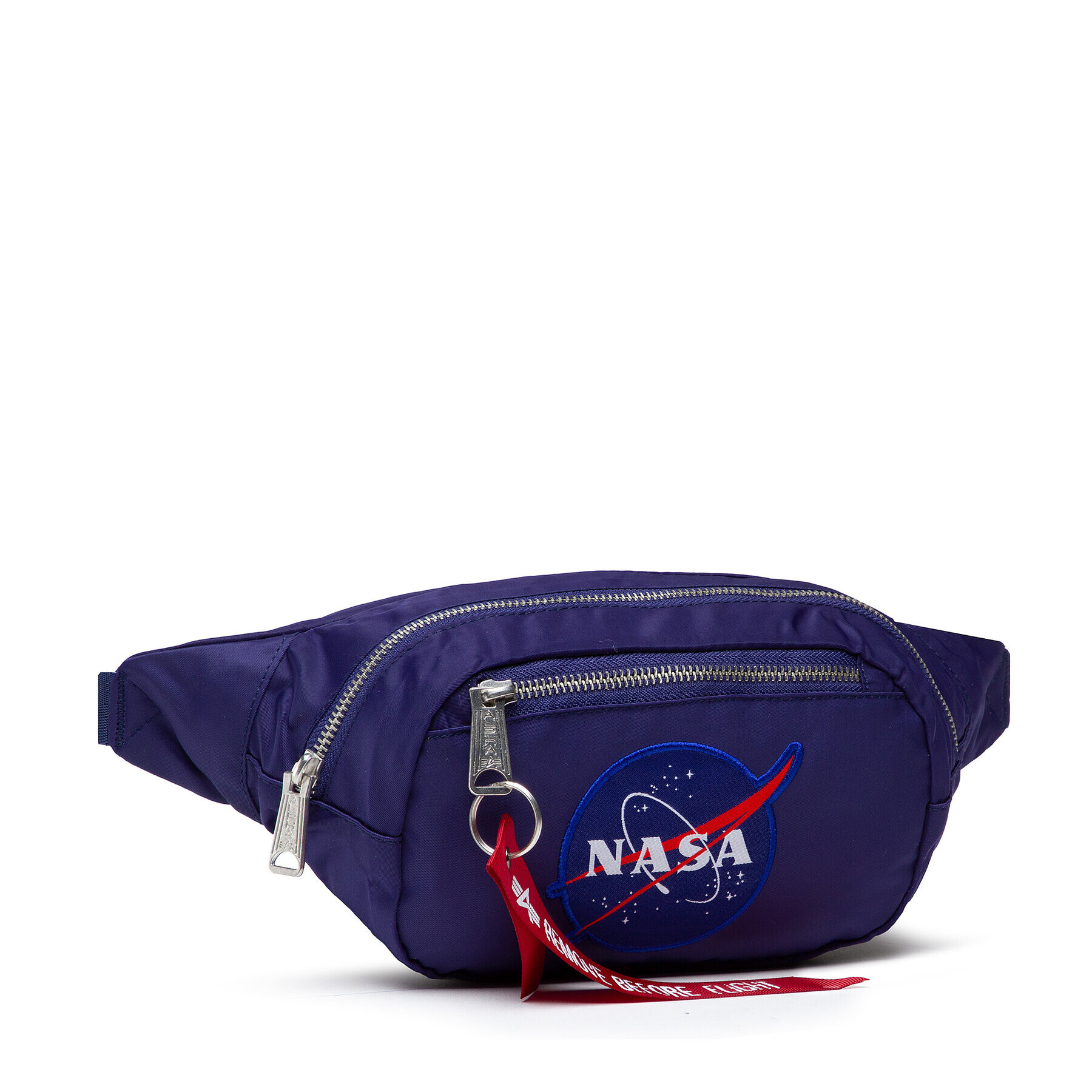 Alpha Industries torba za okoli pasu Nasa Waist Bag 128908 Mornarsko modra - Pepit.si