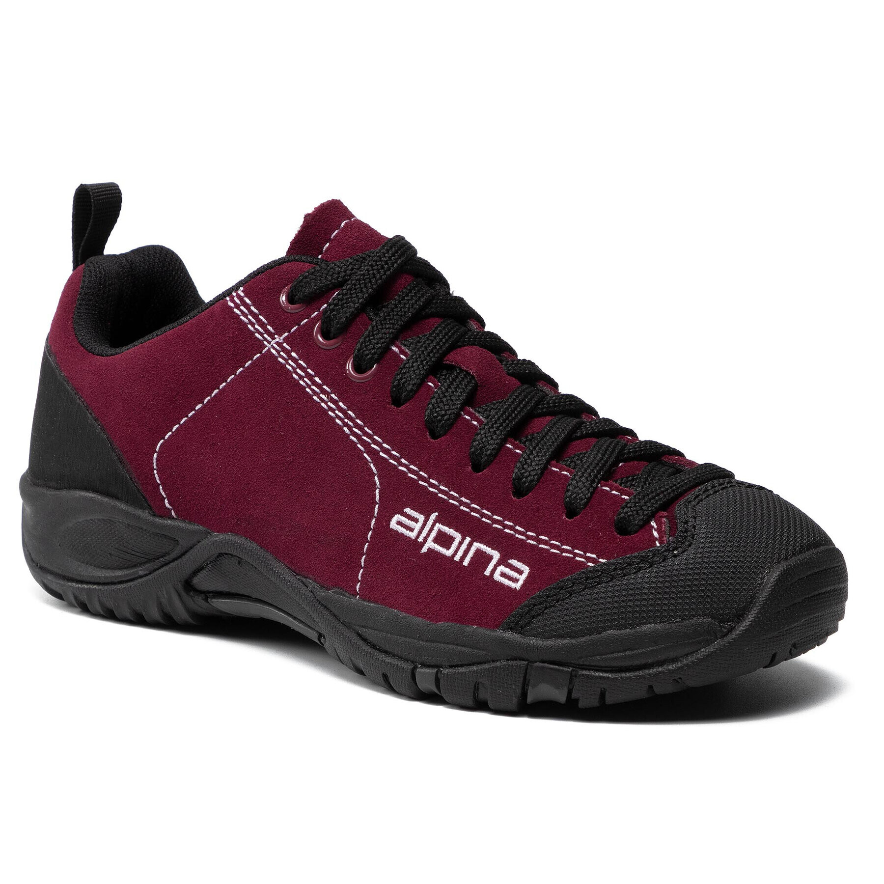 Alpina Trekking čevlji Diamond 634A-3K Bordo rdeča - Pepit.si