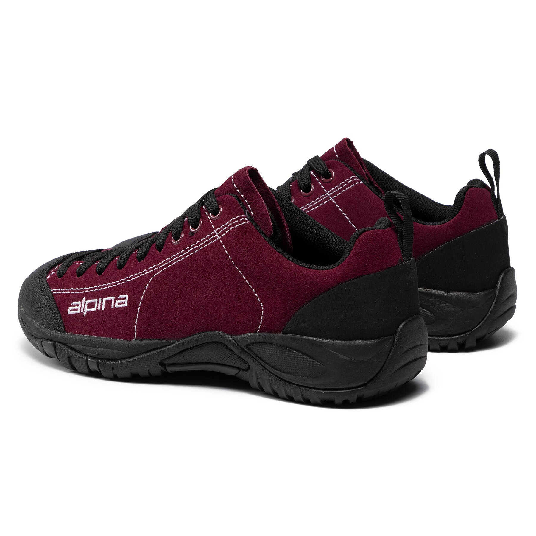 Alpina Trekking čevlji Diamond 634A-3K Bordo rdeča - Pepit.si