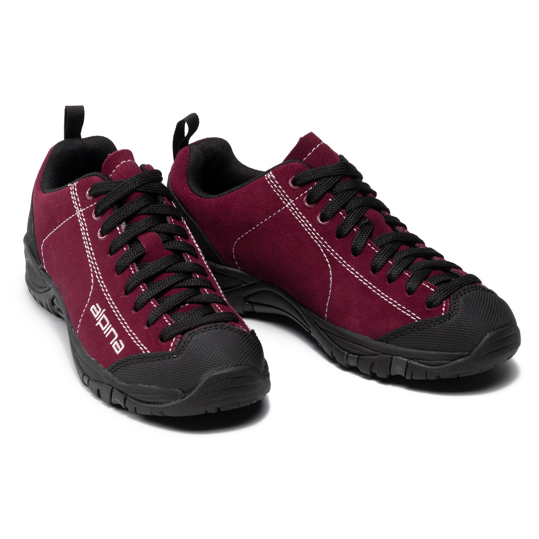 Alpina Trekking čevlji Diamond 634A-3K Bordo rdeča - Pepit.si