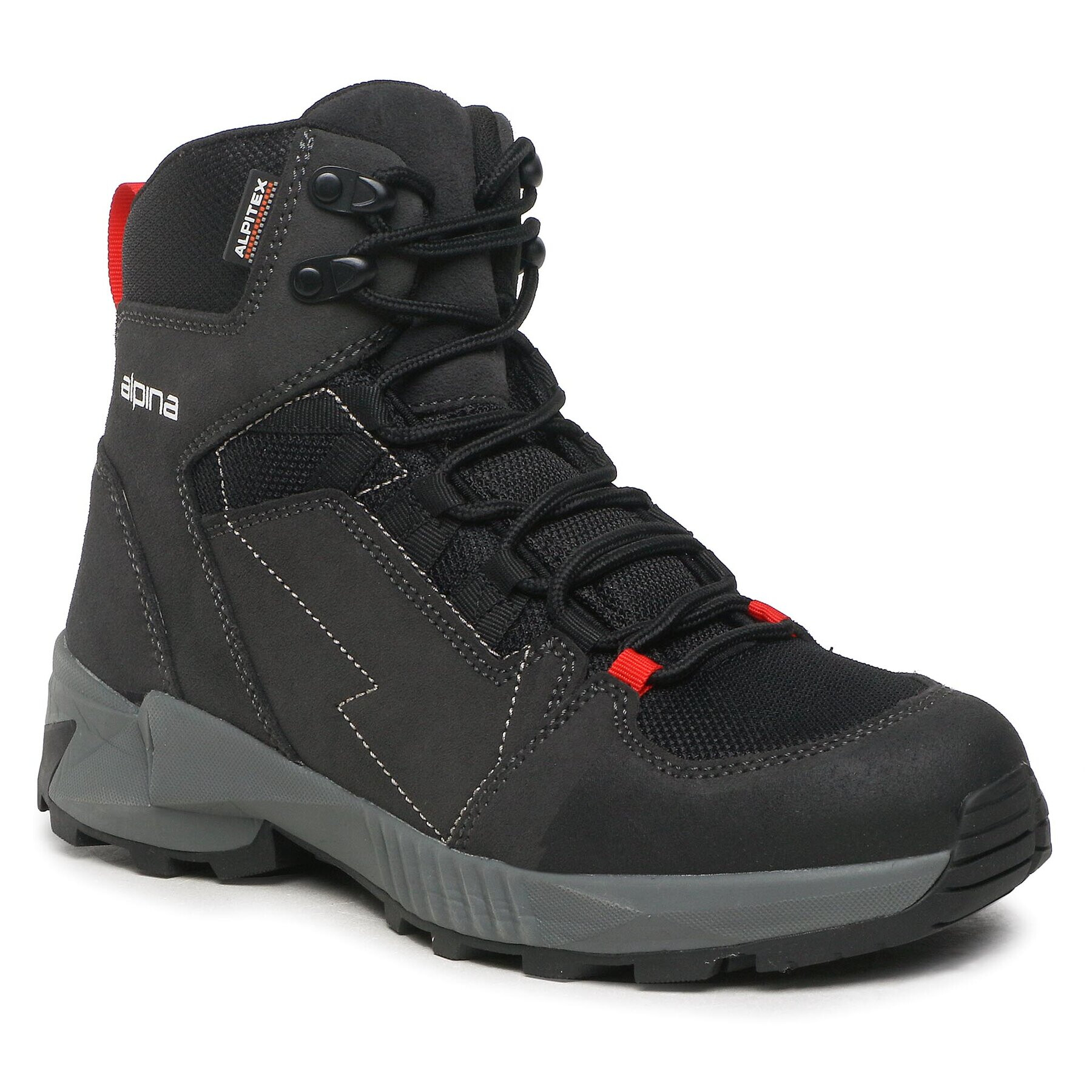 Alpina Trekking čevlji Tacker Mid 627D-2 Črna - Pepit.si