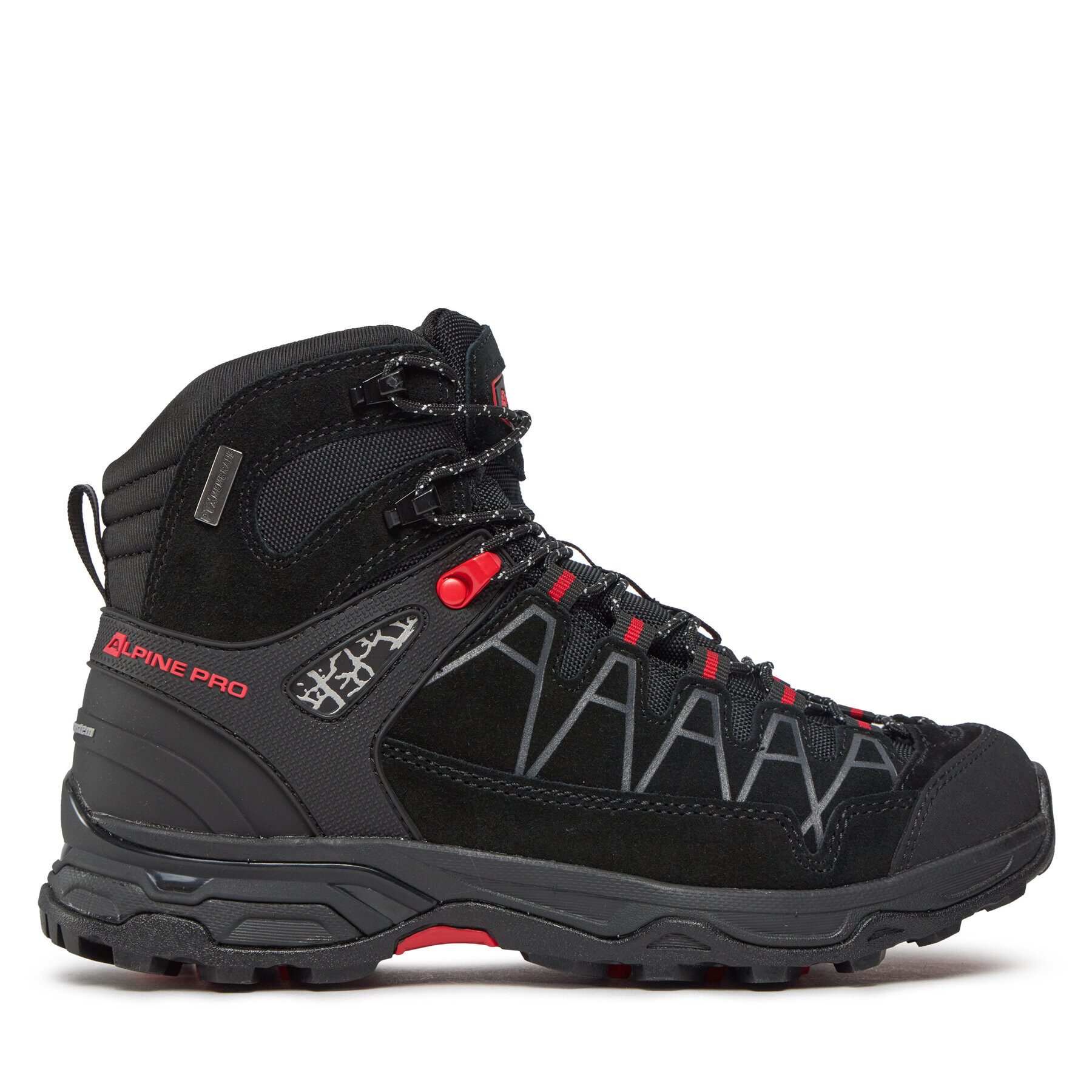 ALPINE PRO Trekking čevlji Cassiel UBTS222990PL Črna - Pepit.si