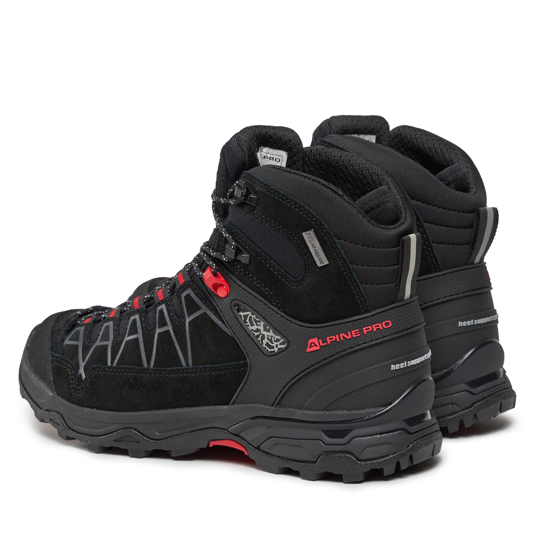 ALPINE PRO Trekking čevlji Cassiel UBTS222990PL Črna - Pepit.si