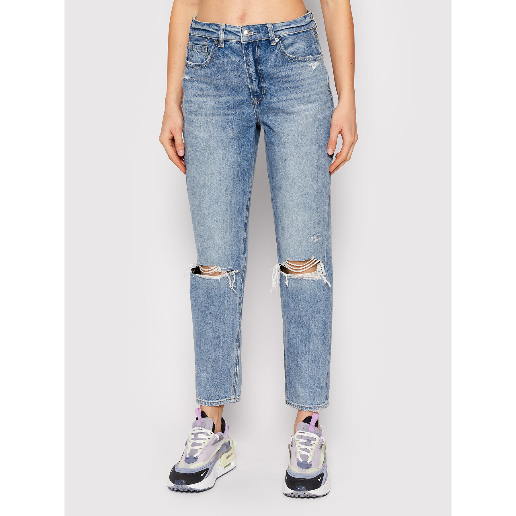 American Eagle Jeans hlače 043-0436-3065 Modra Relaxed Fit - Pepit.si