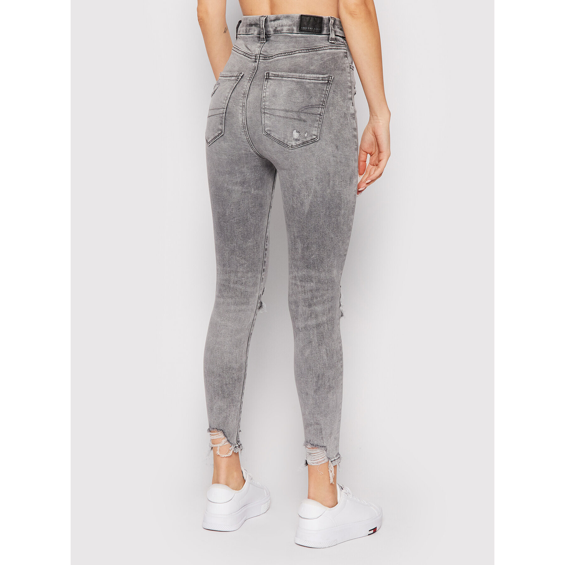 American Eagle Jeans hlače 043-4431-3539 Siva Jegging Fit - Pepit.si