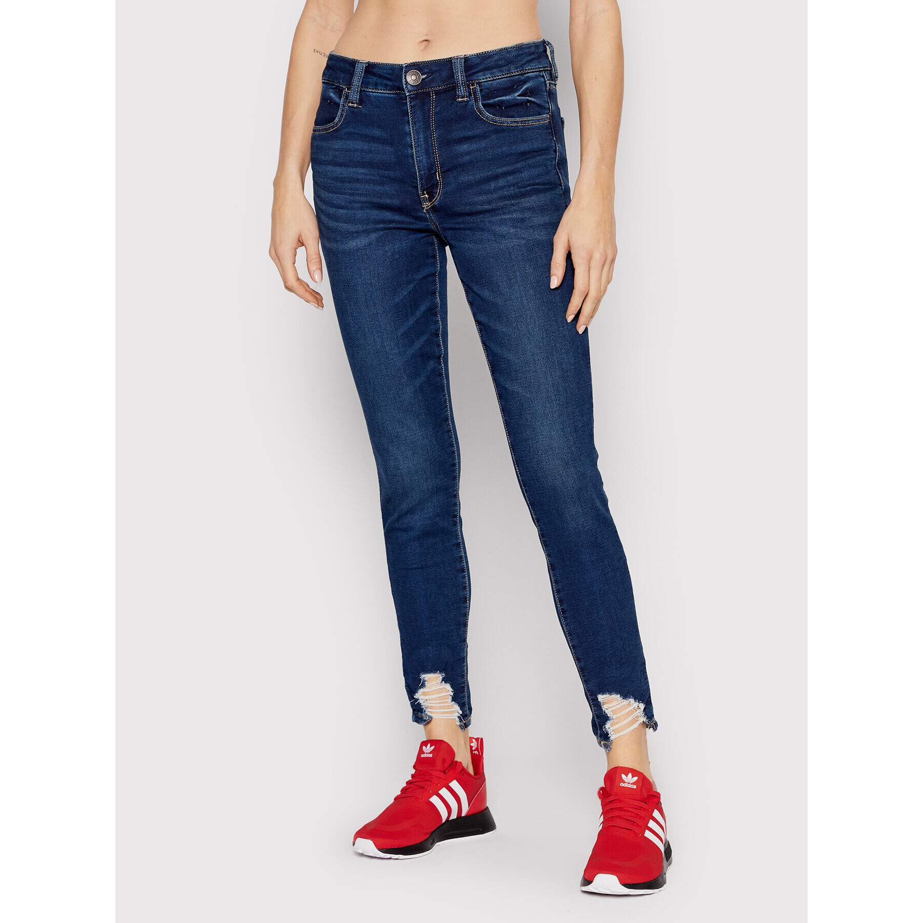 American Eagle Jeans pajkice 043-0326-4301 Mornarsko modra Regular Fit - Pepit.si