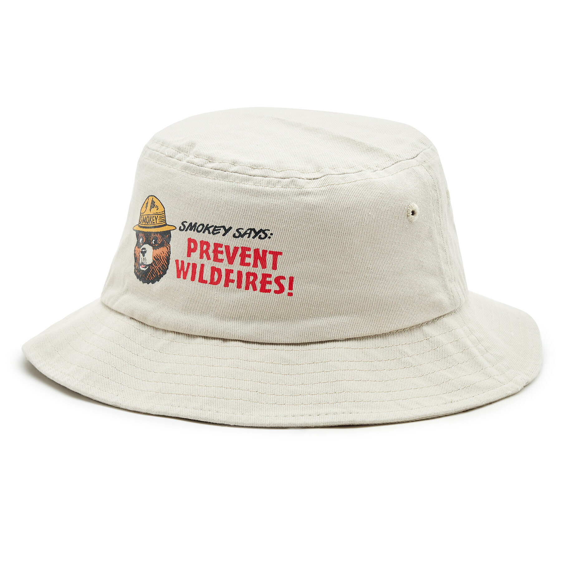 American Needle Klobuk Twill Screen Bucket - Smokey The Bear SMU735A-SBEAR Siva - Pepit.si