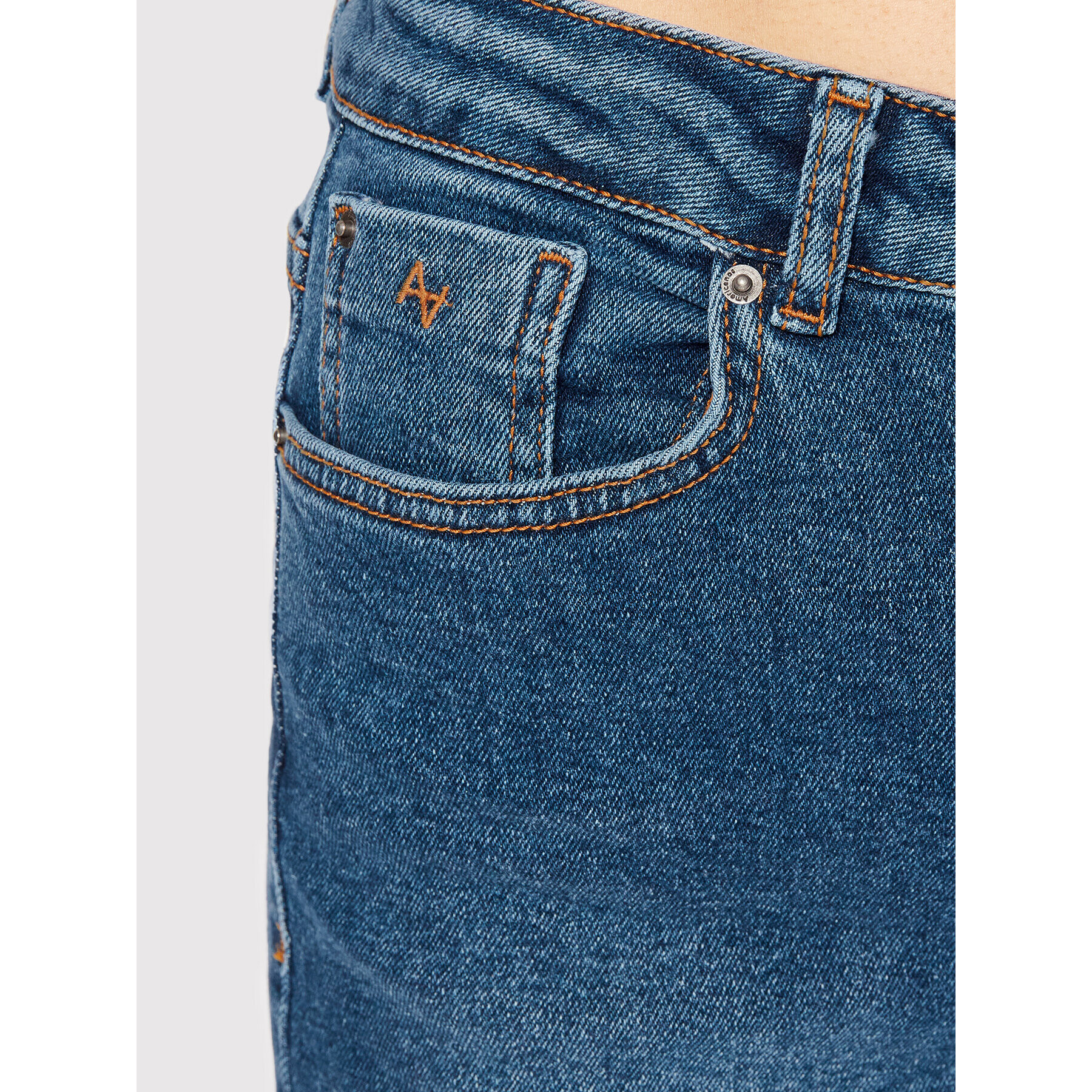 Americanos Jeans hlače Santiago Modra Cropped Leg - Pepit.si