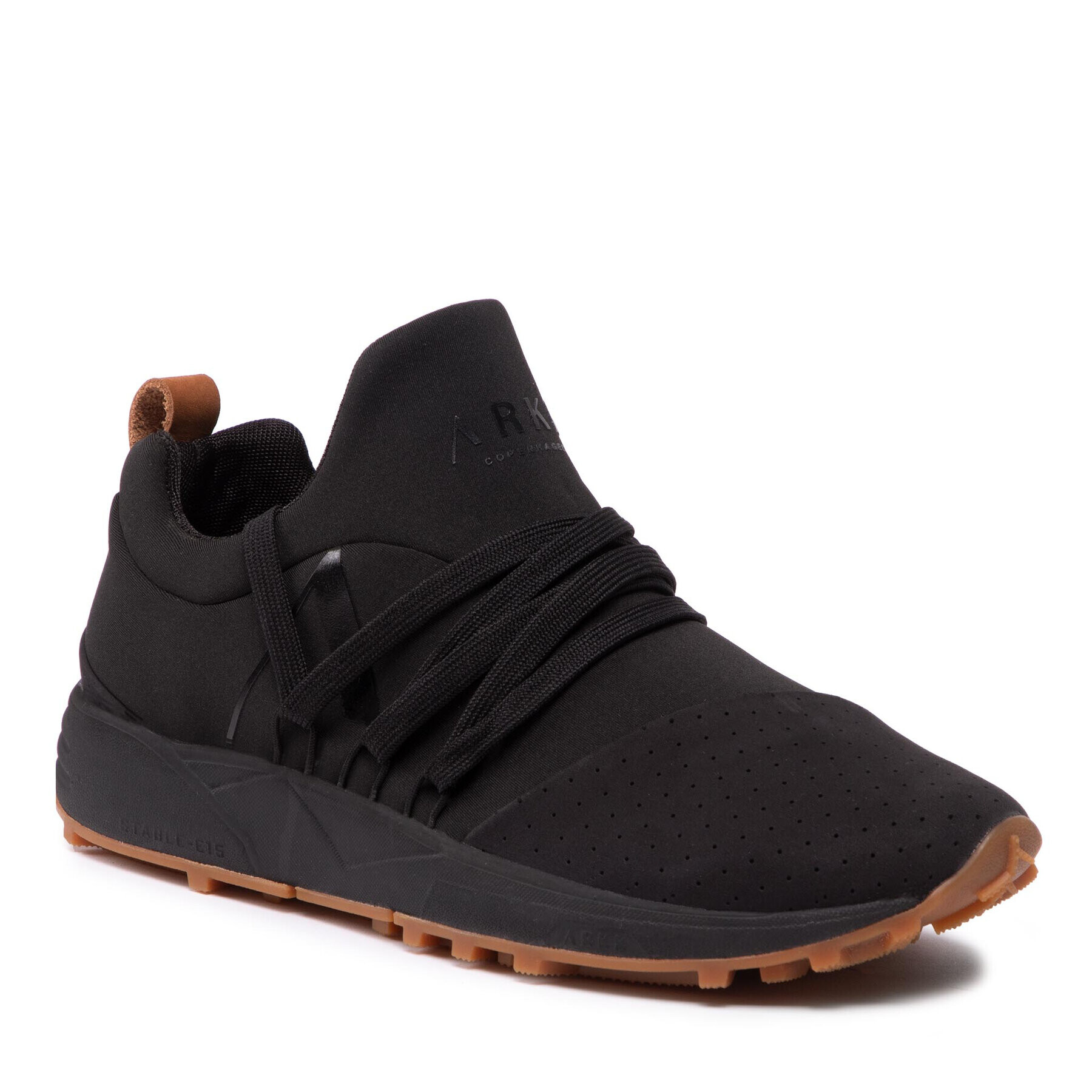 ARKK Copenhagen Superge Raven Nubuck S-E15 Vibram CR1408-0099-W Črna - Pepit.si