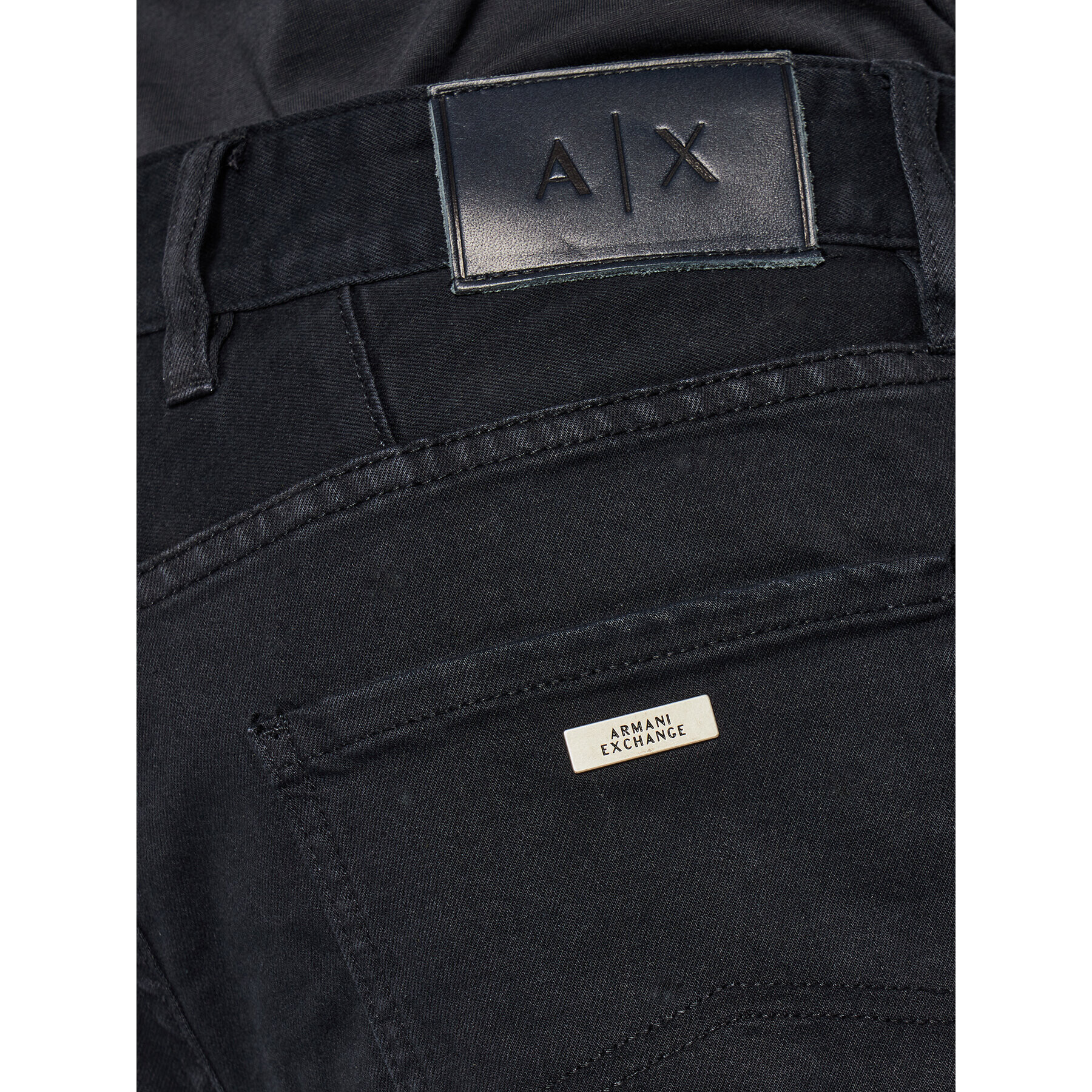 Armani Exchange Jeans kratke hlače 3HZS14 Z1AAZ 1510 Mornarsko modra Regular Fit - Pepit.si