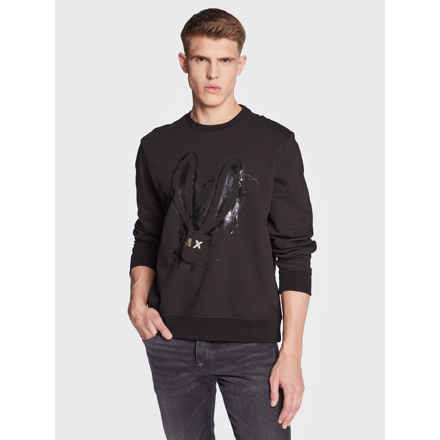 Armani Exchange Jopa 3RZMEB ZJ1ZZ 1200 Črna Regular Fit - Pepit.si