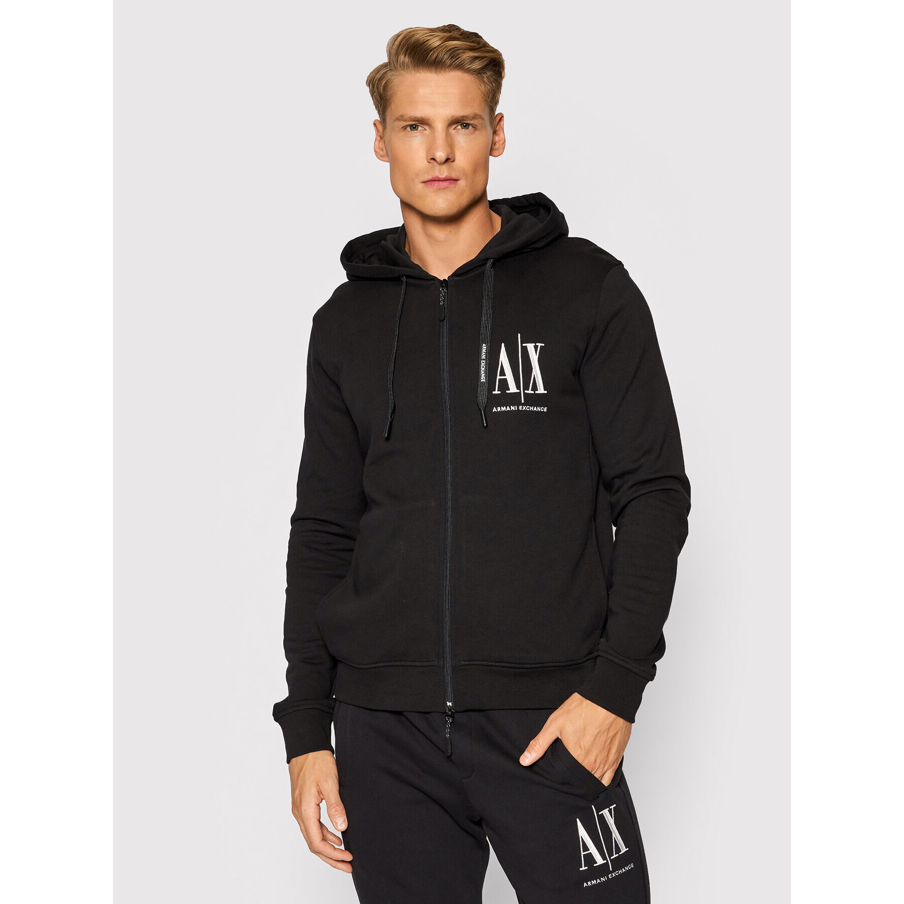 Armani Exchange Jopa 8NZMPP ZJ1ZZ 1200 Črna Regular Fit - Pepit.si