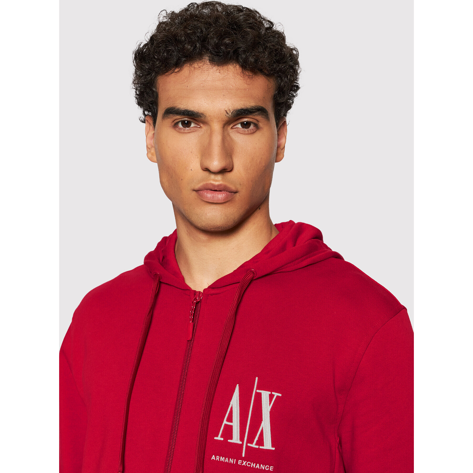 Armani Exchange Jopa 8NZMPP ZJ1ZZ 1496 Rdeča Regular Fit - Pepit.si