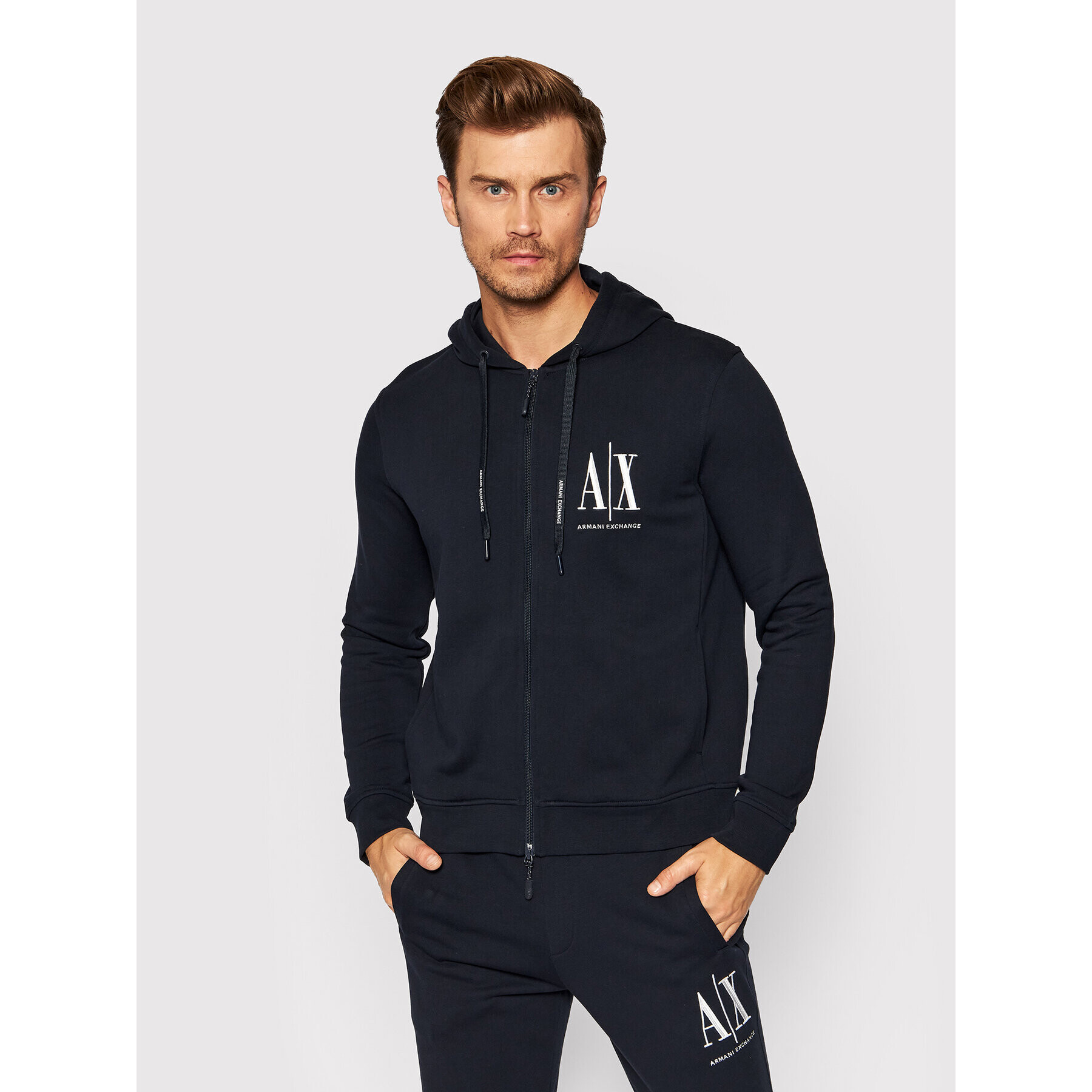 Armani Exchange Jopa 8NZMPP ZJ1ZZ 1510 Mornarsko modra Regular Fit - Pepit.si