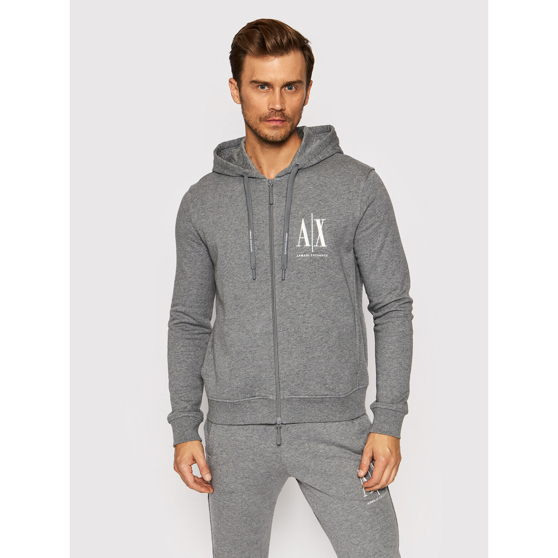 Armani Exchange Jopa 8NZMPP ZJ1ZZ 3930 Siva Regular Fit - Pepit.si