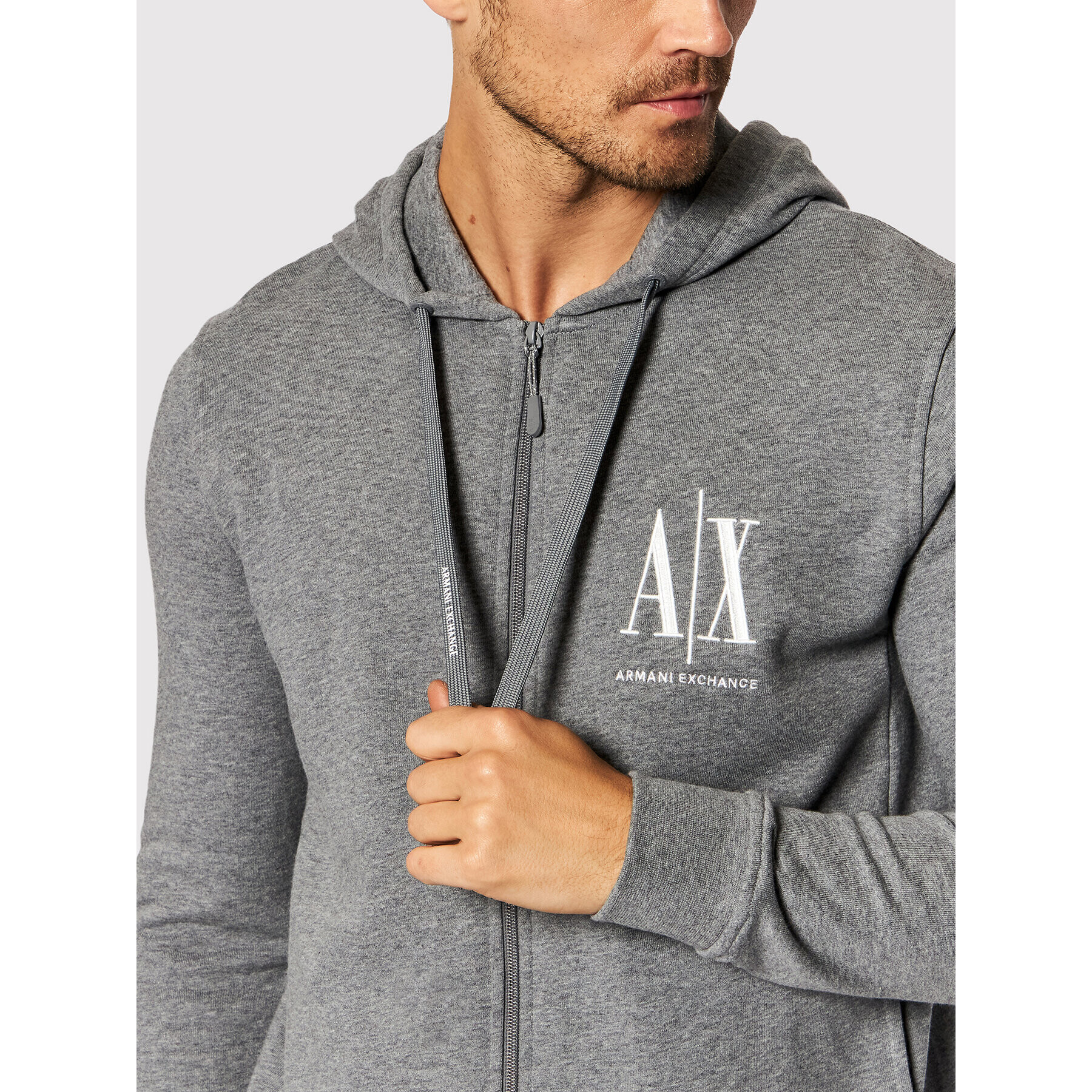 Armani Exchange Jopa 8NZMPP ZJ1ZZ 3930 Siva Regular Fit - Pepit.si