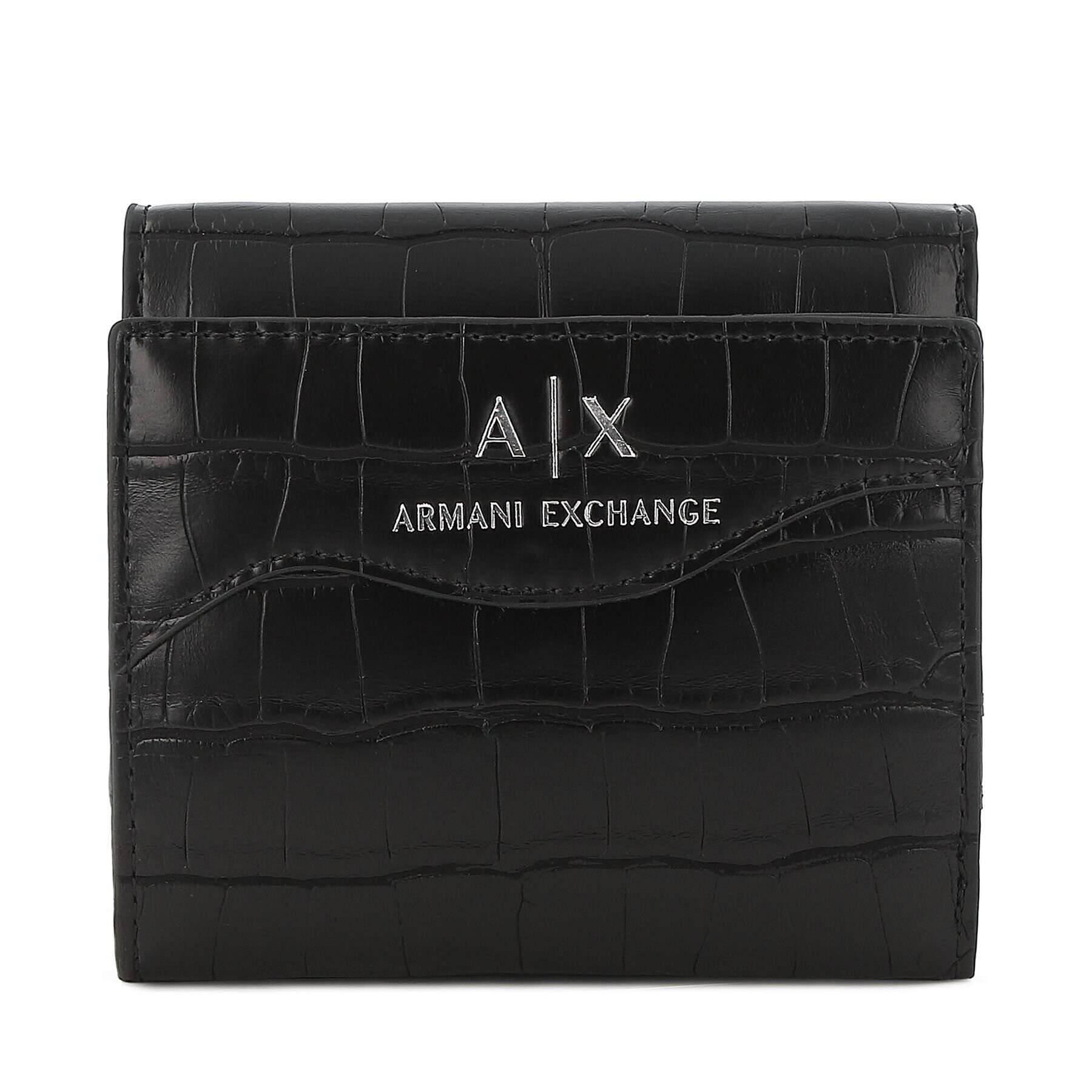 Armani Exchange Majhna ženska denarnica 948530 3F784 00020 Črna - Pepit.si