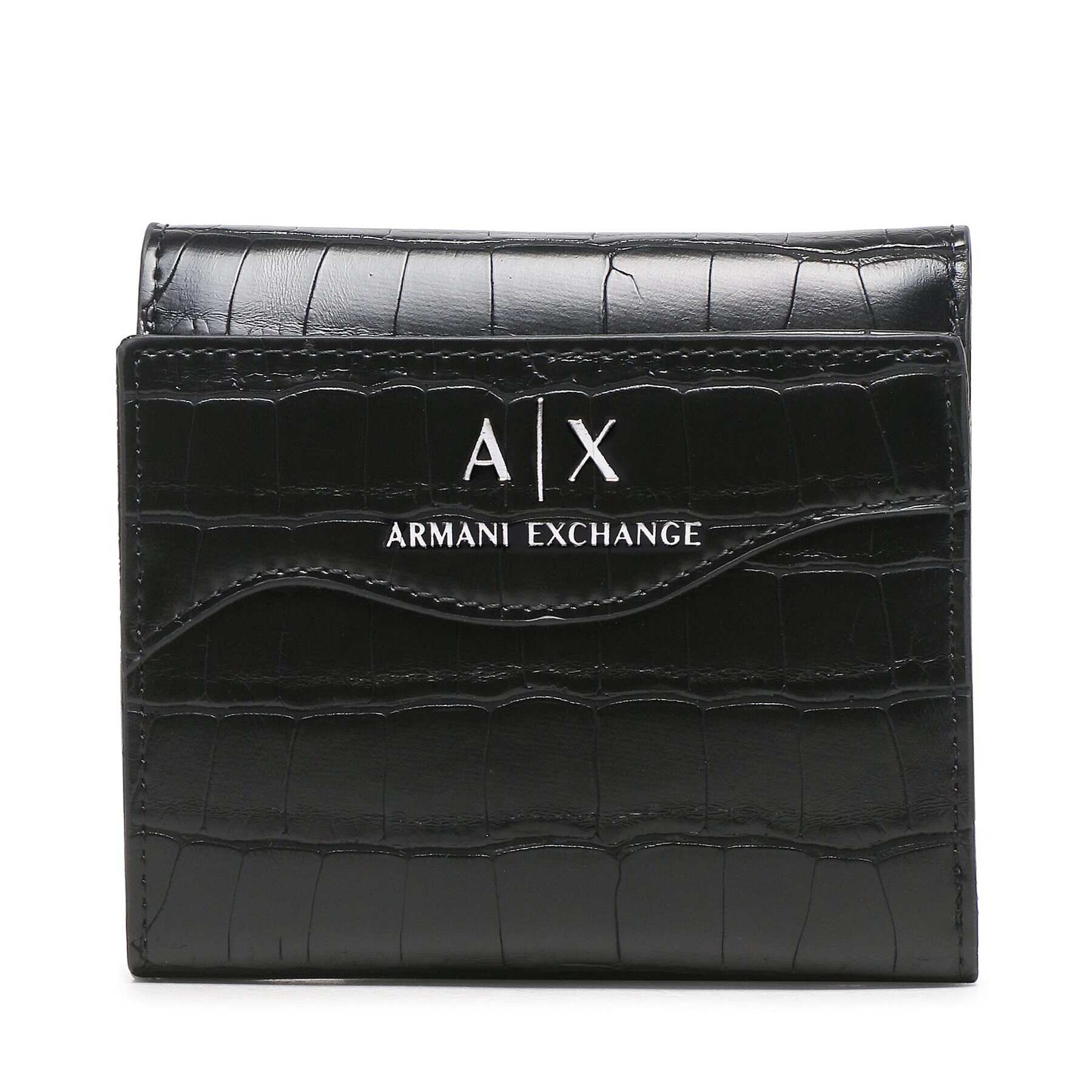 Armani Exchange Majhna ženska denarnica 948530 3F784 00020 Črna - Pepit.si