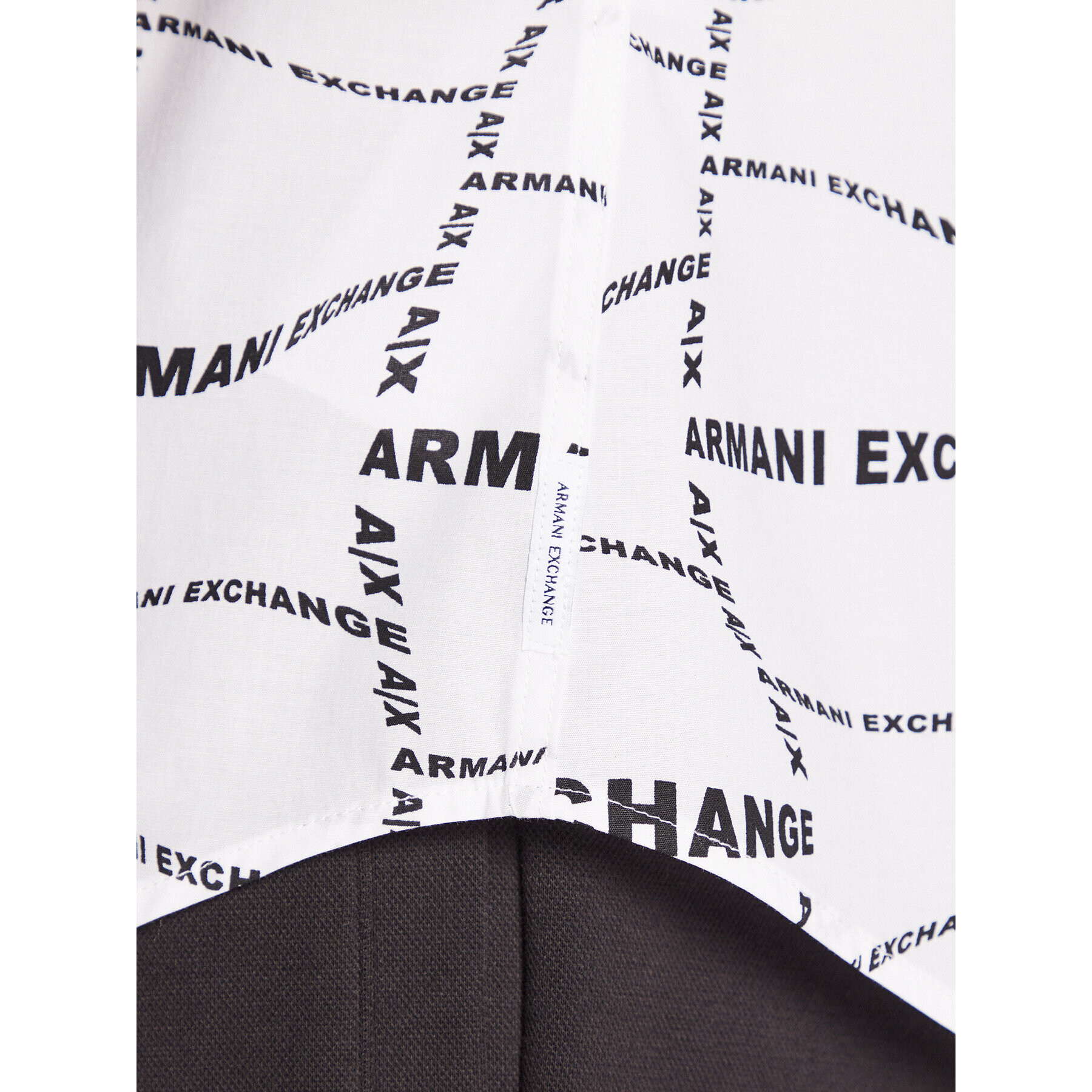 Armani Exchange Srajca 3RZC25 ZNEAZ 21BW Bela Slim Fit - Pepit.si