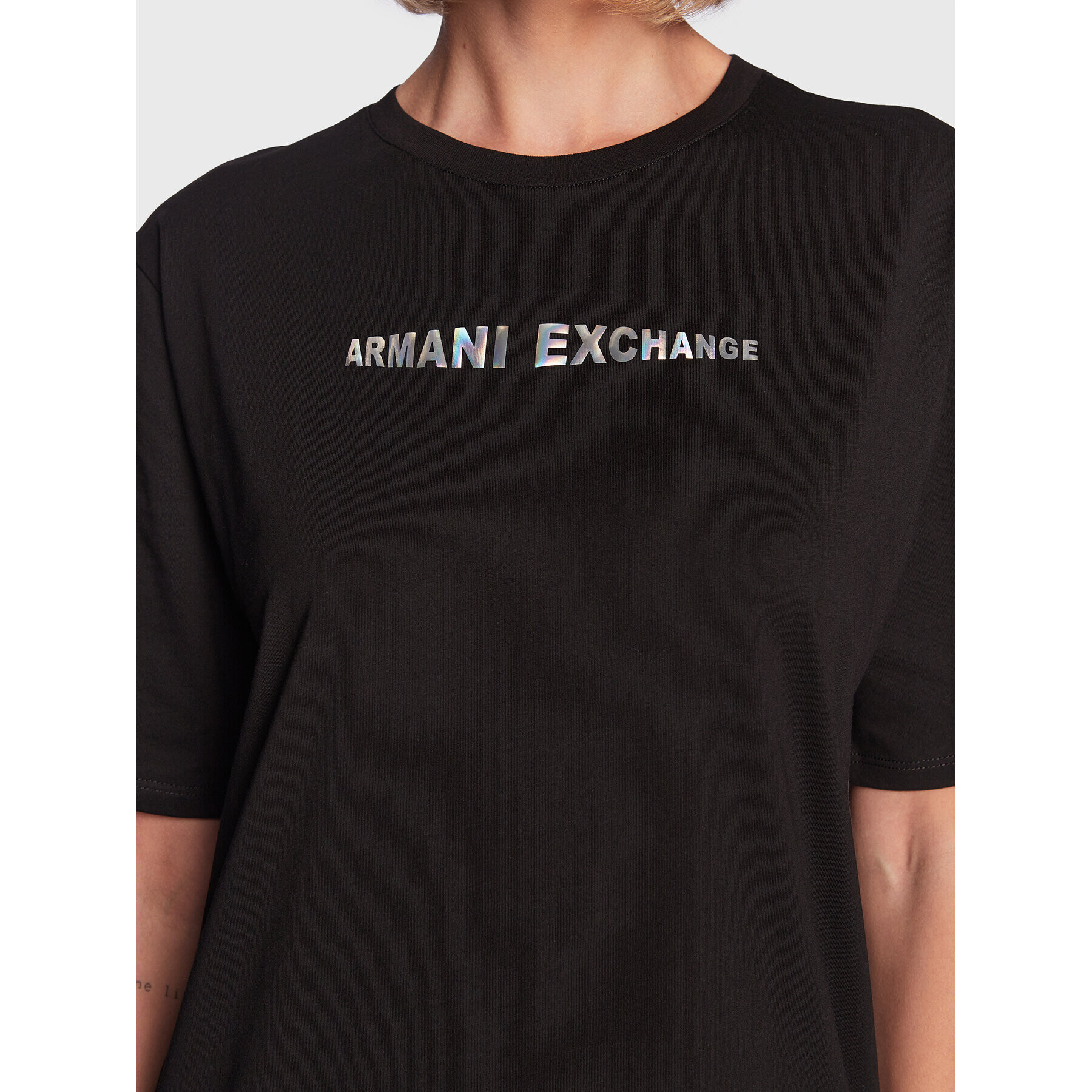 Armani Exchange Vsakodnevna obleka 3RYA72 YJG3Z 1200 Črna Regular Fit - Pepit.si