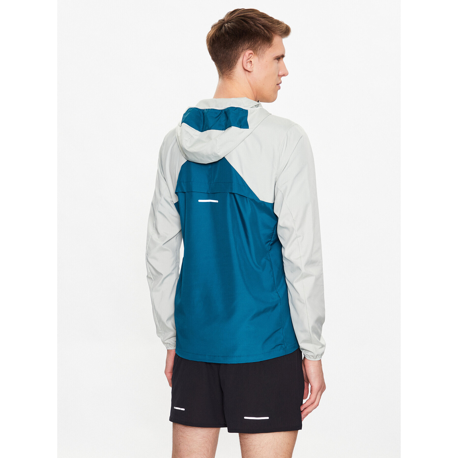 Asics Anorak Fujtrail 2011C382 Zelena Regular Fit - Pepit.si