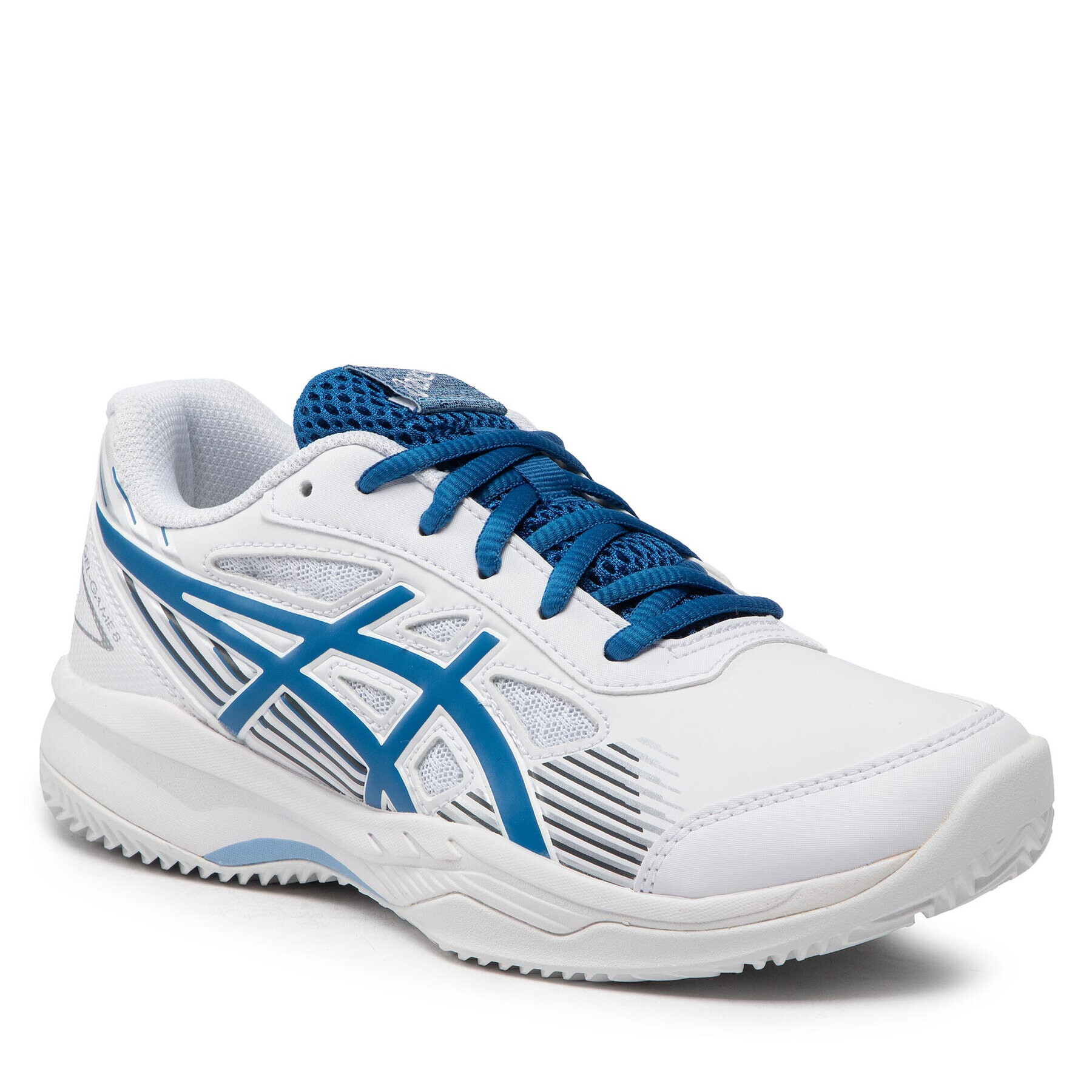 Asics Čevlji Gel-Game 8 Gs Clay/Oc 1044A050 Bela - Pepit.si