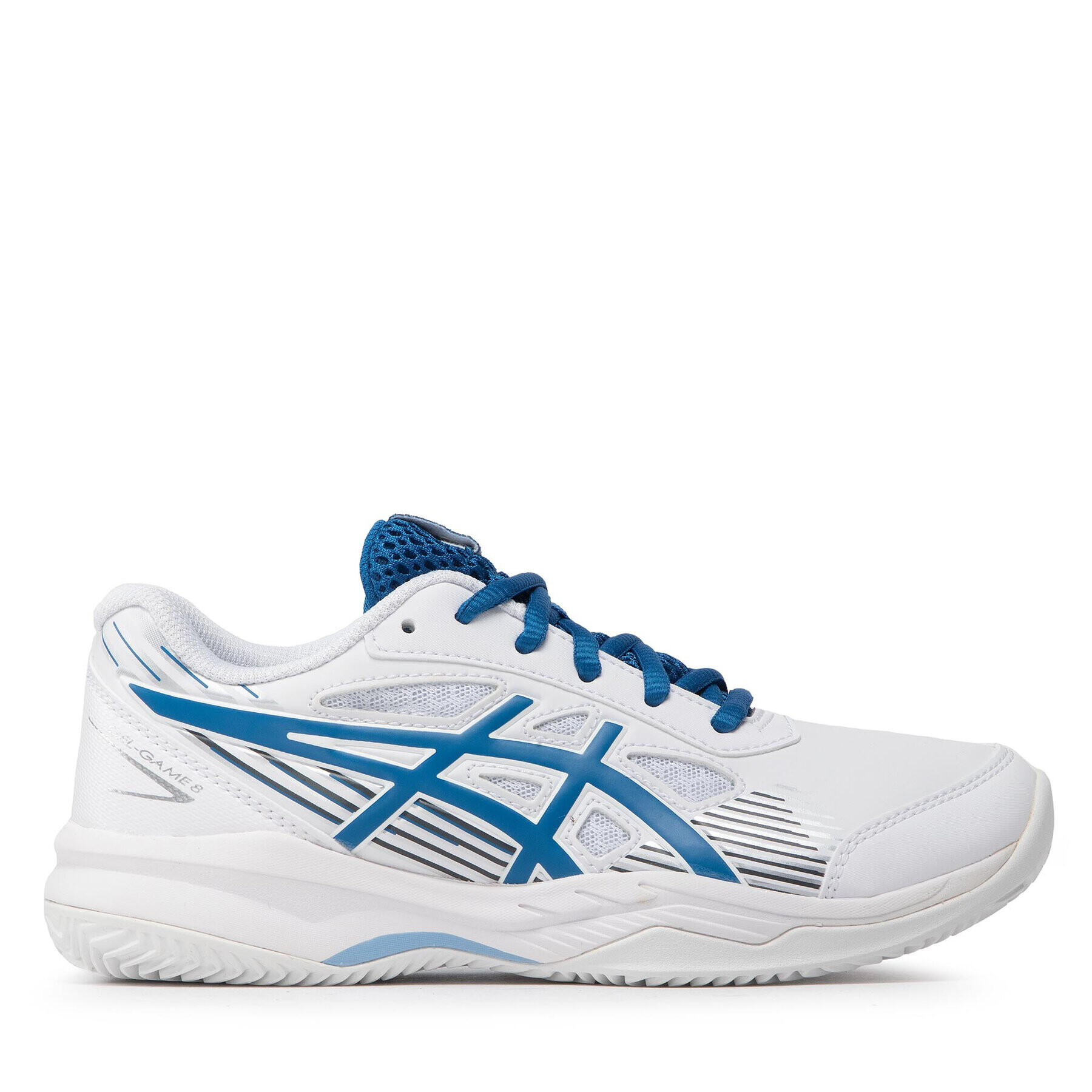 Asics Čevlji Gel-Game 8 Gs Clay/Oc 1044A050 Bela - Pepit.si