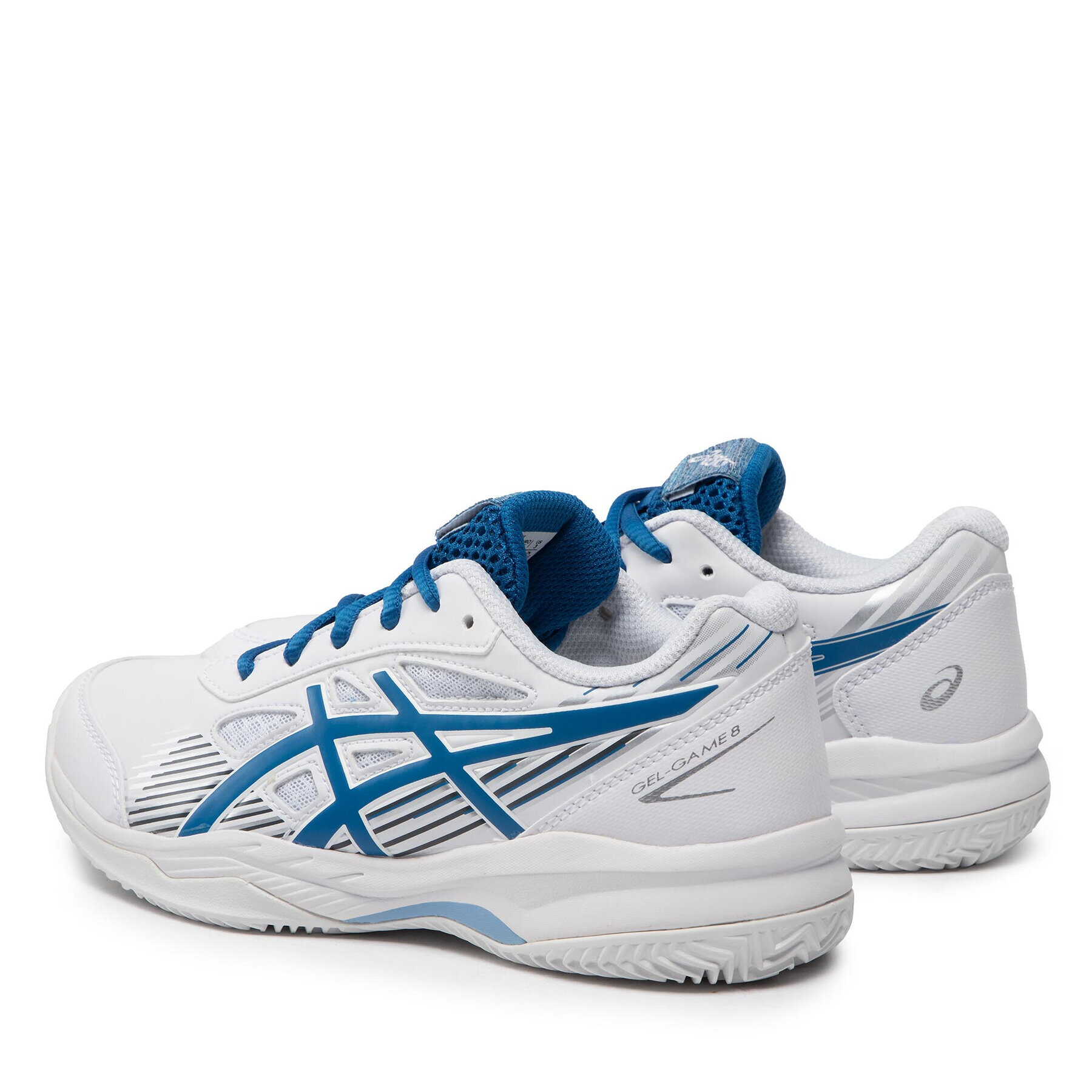 Asics Čevlji Gel-Game 8 Gs Clay/Oc 1044A050 Bela - Pepit.si