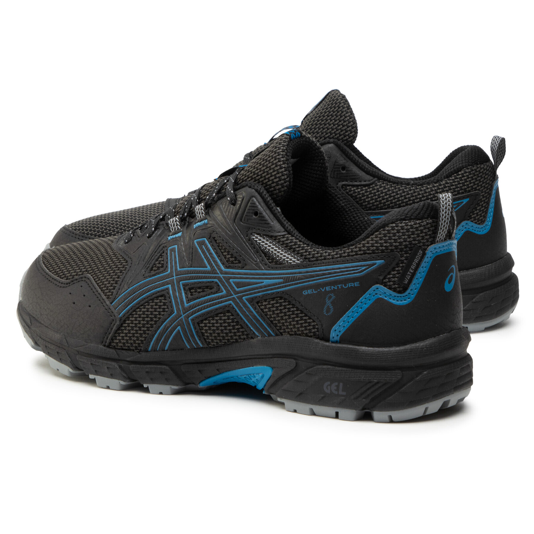 Asics Čevlji Gel-Venture 8 Waterproof 1011A825 Črna - Pepit.si