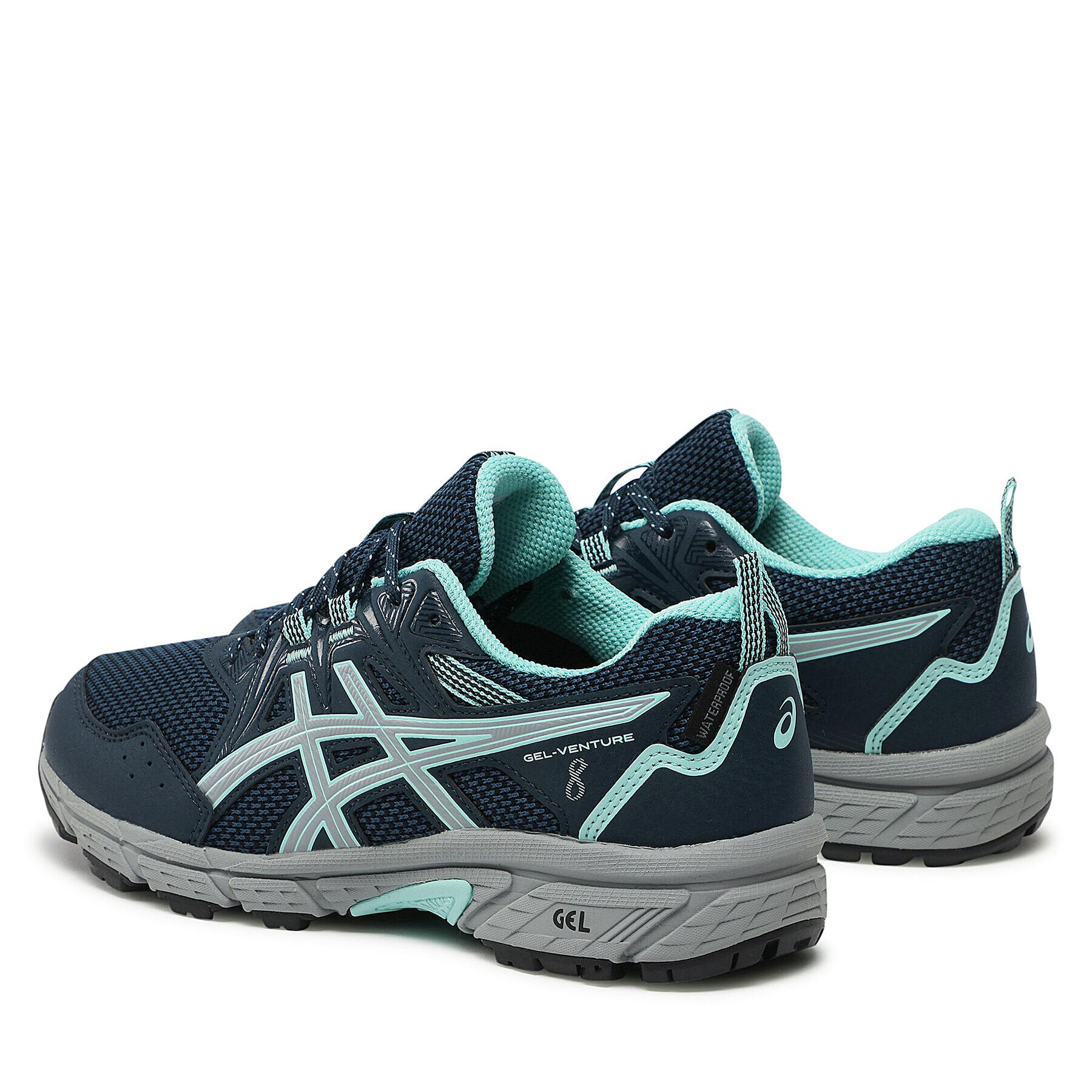 Asics Čevlji Gel-Venture 8 Waterproof 1012A707 Mornarsko modra - Pepit.si