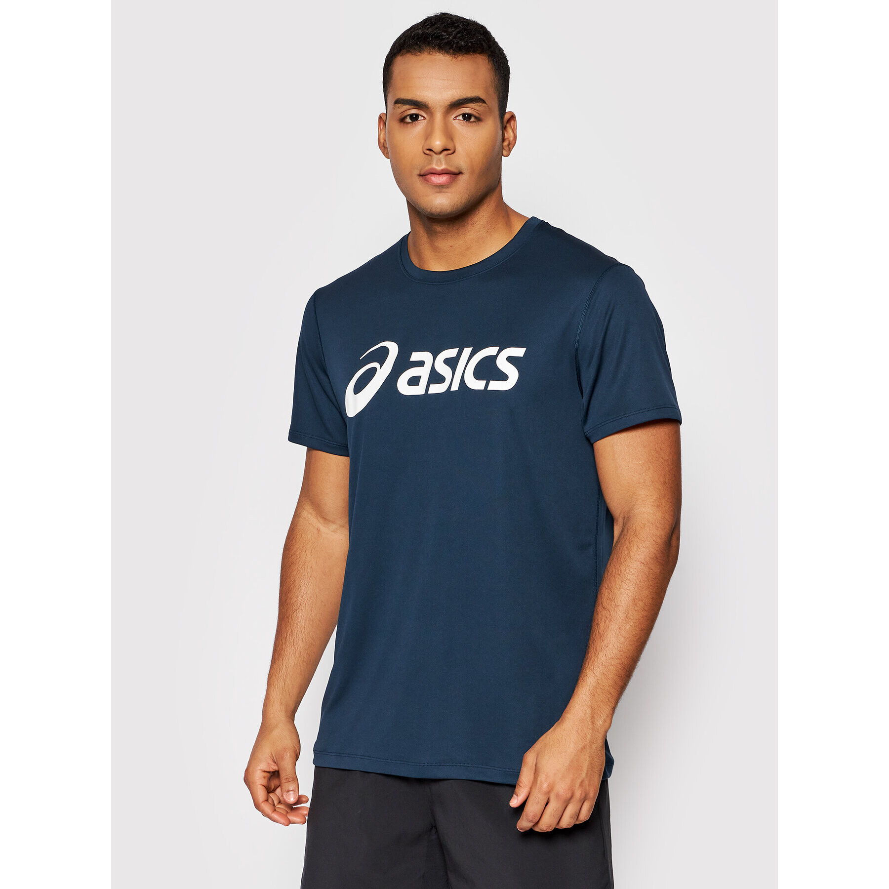 Asics Športna majica Core 2011C334 Mornarsko modra Regular Fit - Pepit.si