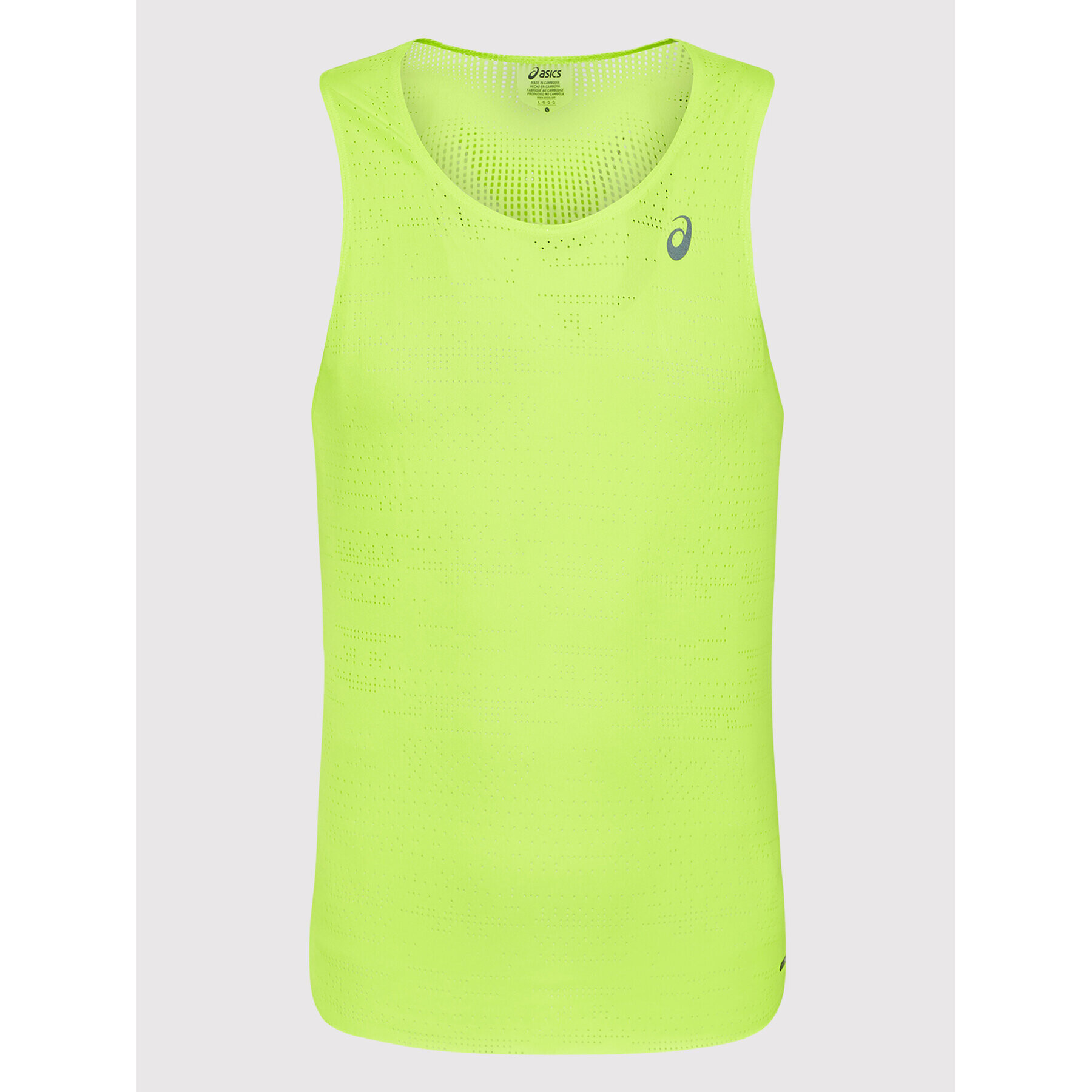 Asics Športna majica Ventilate Actibreeze Singlet 2011C232 Zelena Regular Fit - Pepit.si