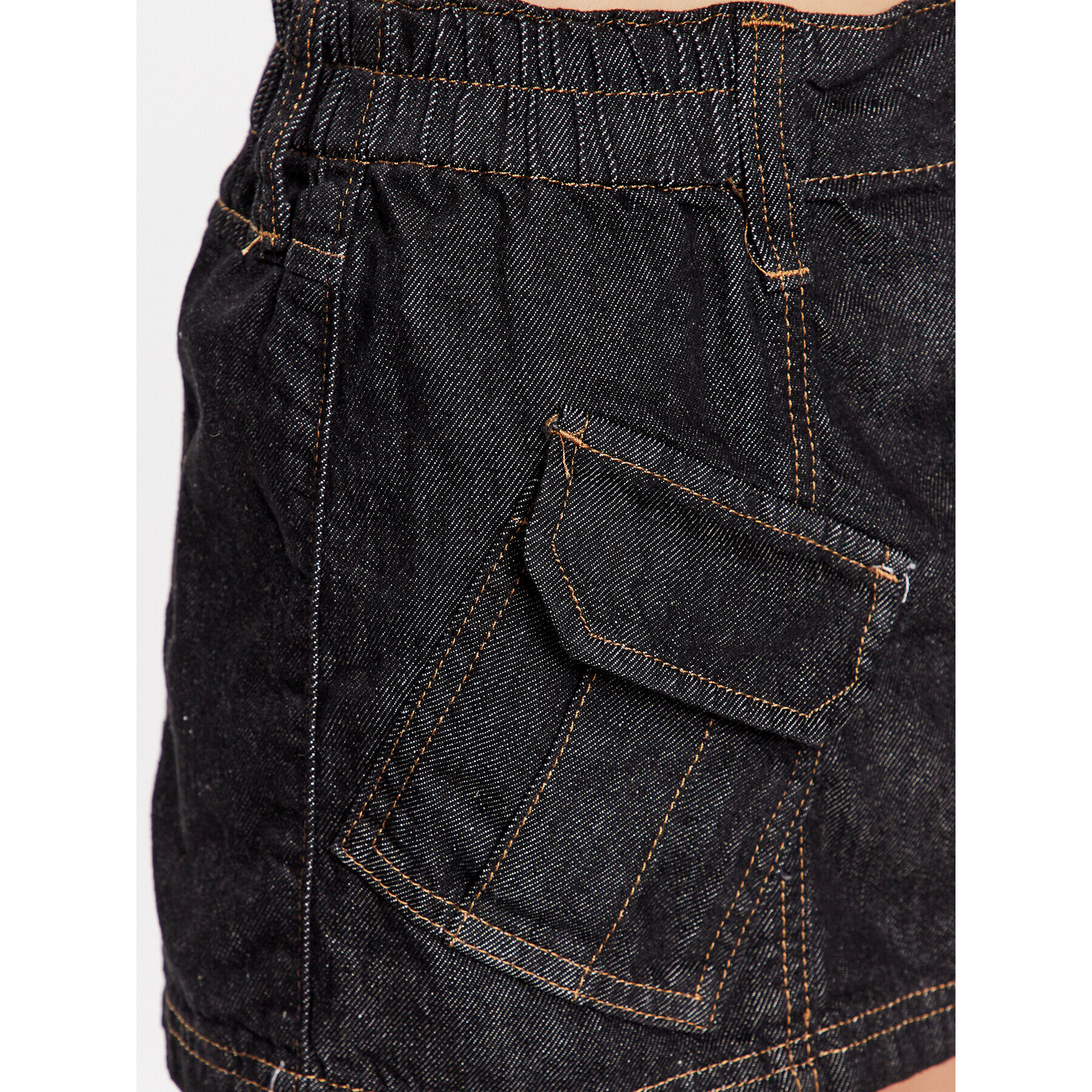 BDG Urban Outfitters Mini krilo BDG Y2K DENIM SKIRT RAW 76471937 Mornarsko modra Feminine Fit - Pepit.si