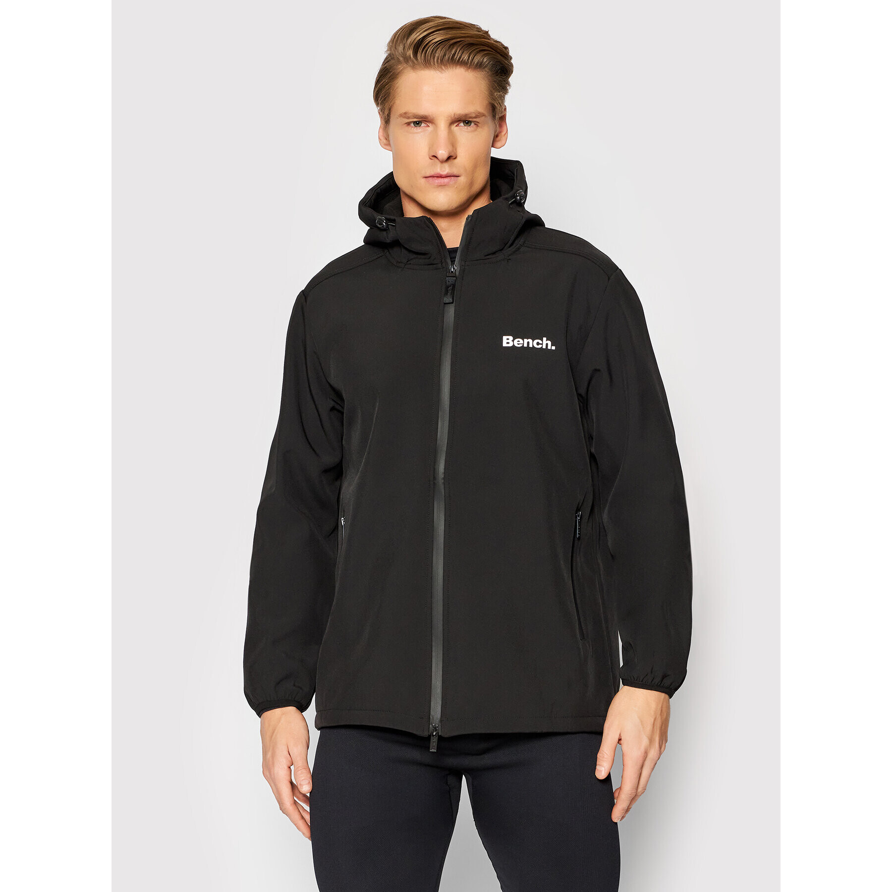 Bench Jakna softshell Hawn 118633 Črna Regular Fit - Pepit.si