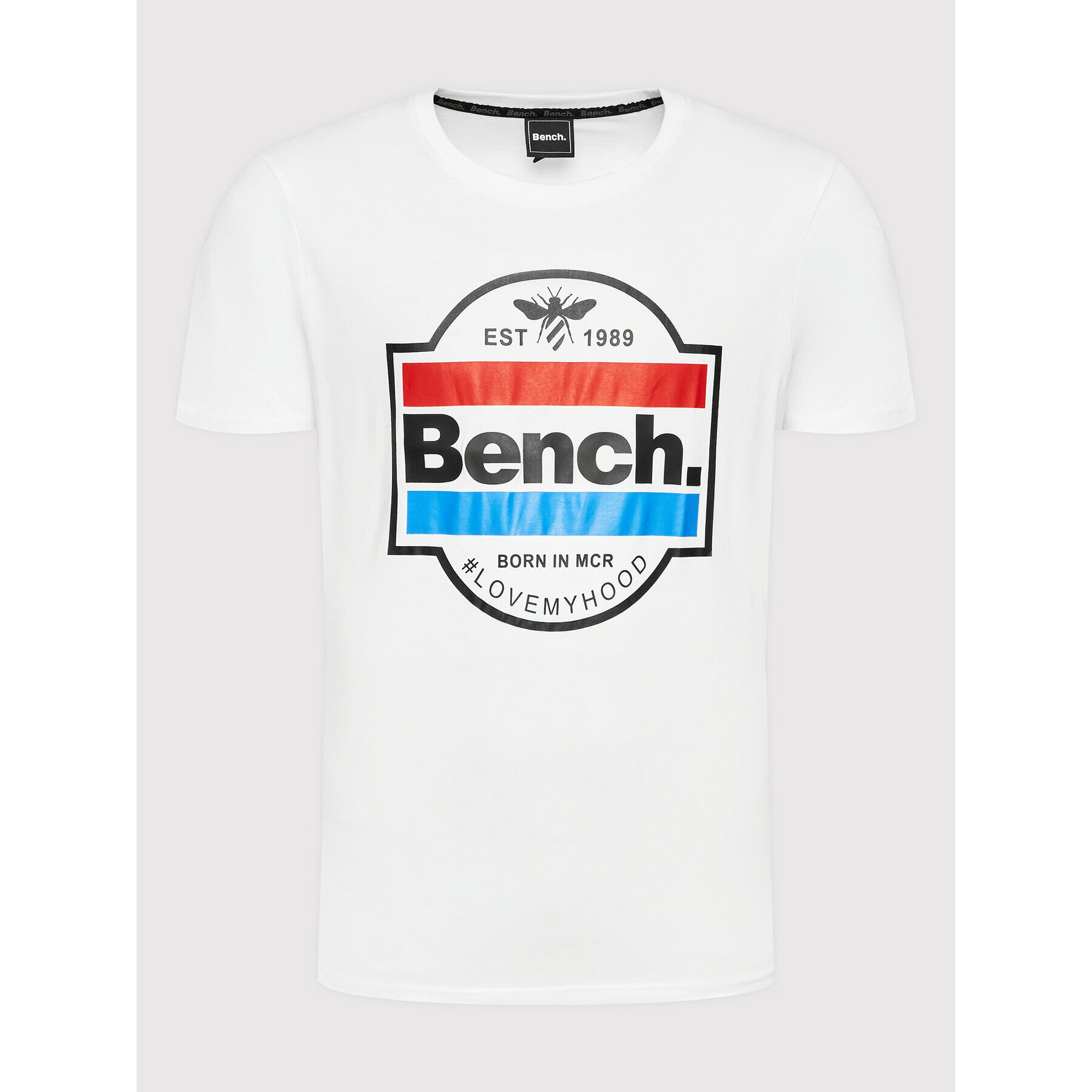 Bench Majica Cromir 120694 Bela Regular Fit - Pepit.si