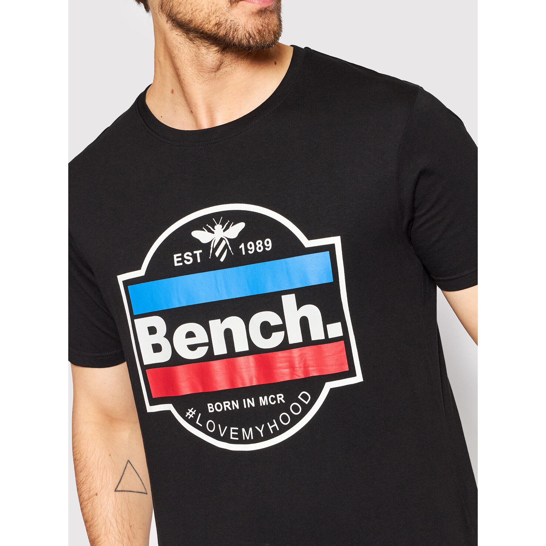 Bench Majica Cromir 120694 Črna Regular Fit - Pepit.si