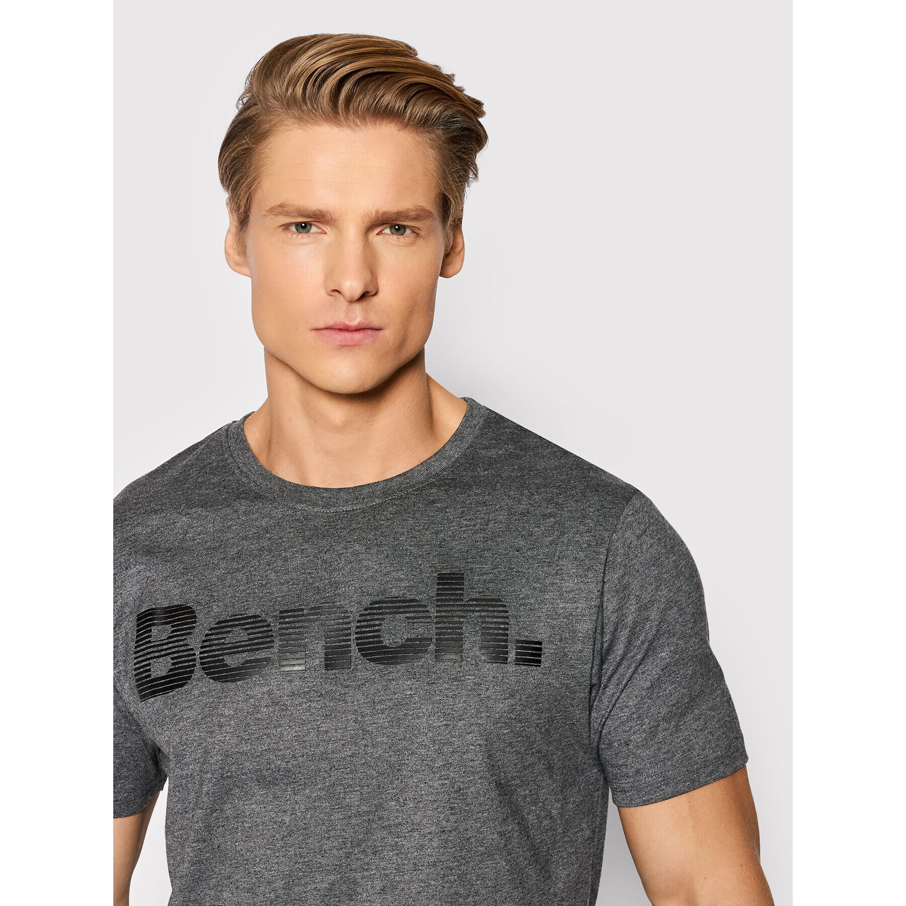 Bench Majica Leandro 118985 Siva Regular Fit - Pepit.si