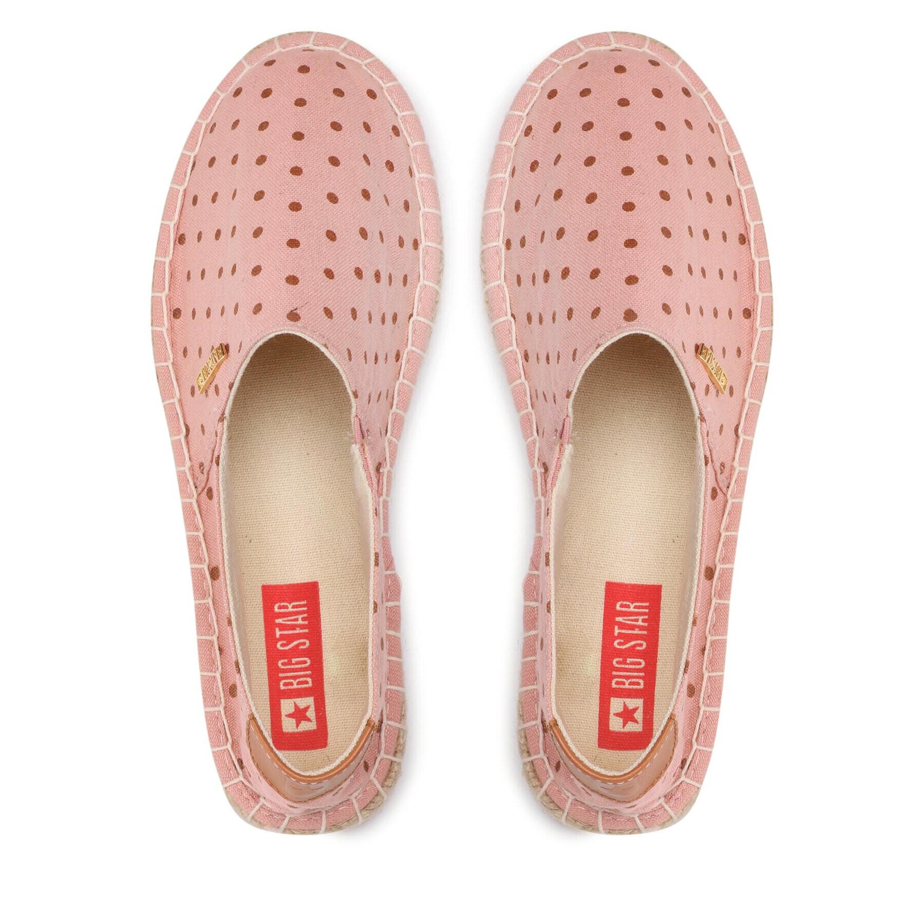 Big Star Shoes Espadrile JJ274869 Roza - Pepit.si