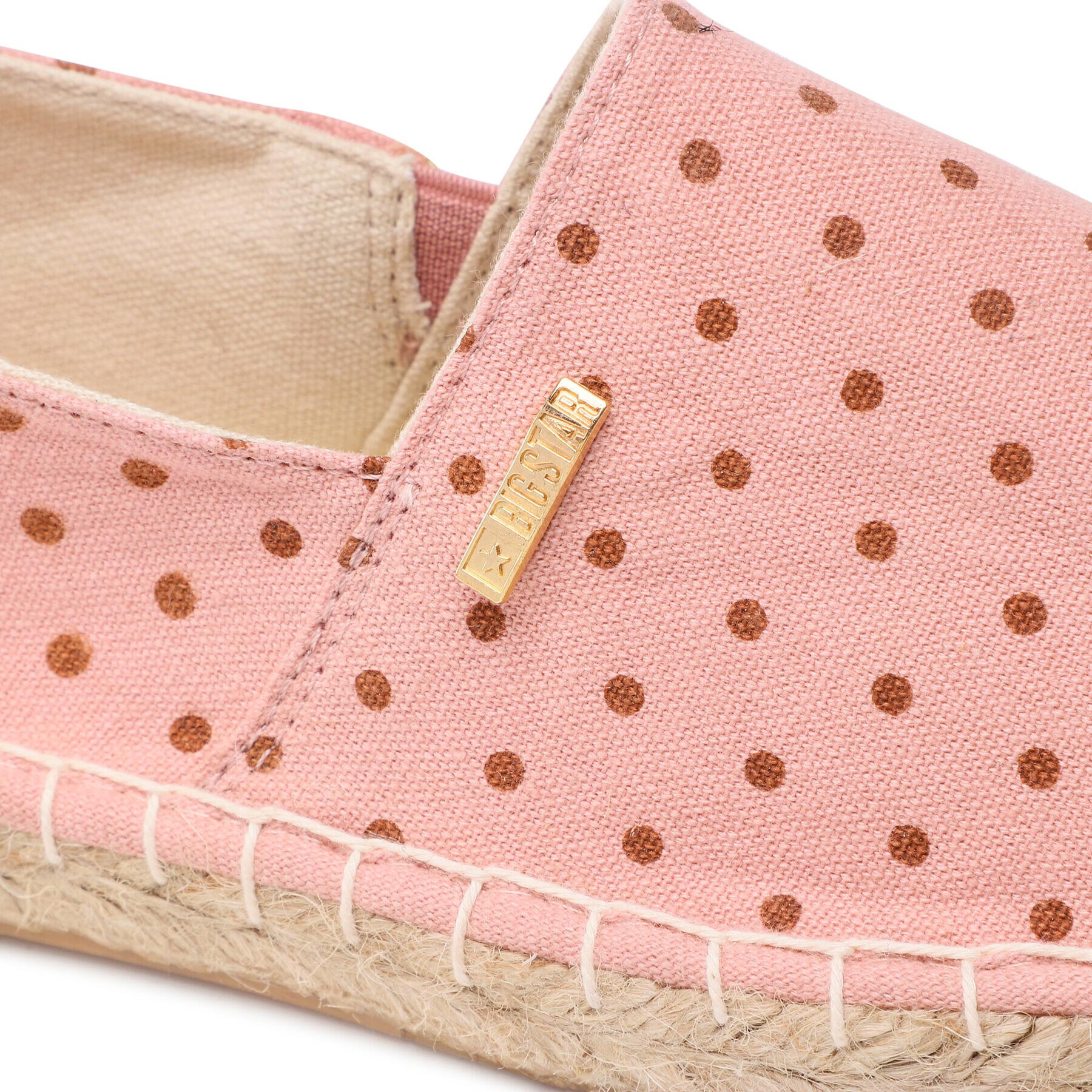 Big Star Shoes Espadrile JJ274869 Roza - Pepit.si