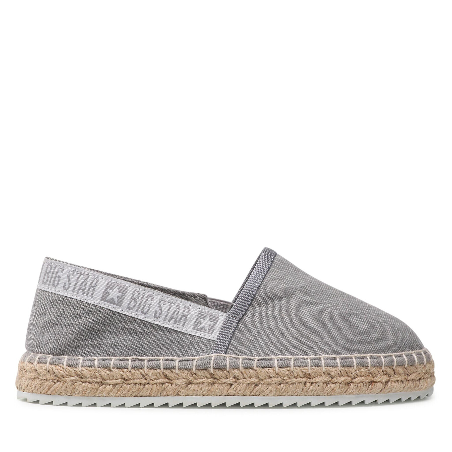 Big Star Shoes Espadrile JJ274876 Siva - Pepit.si