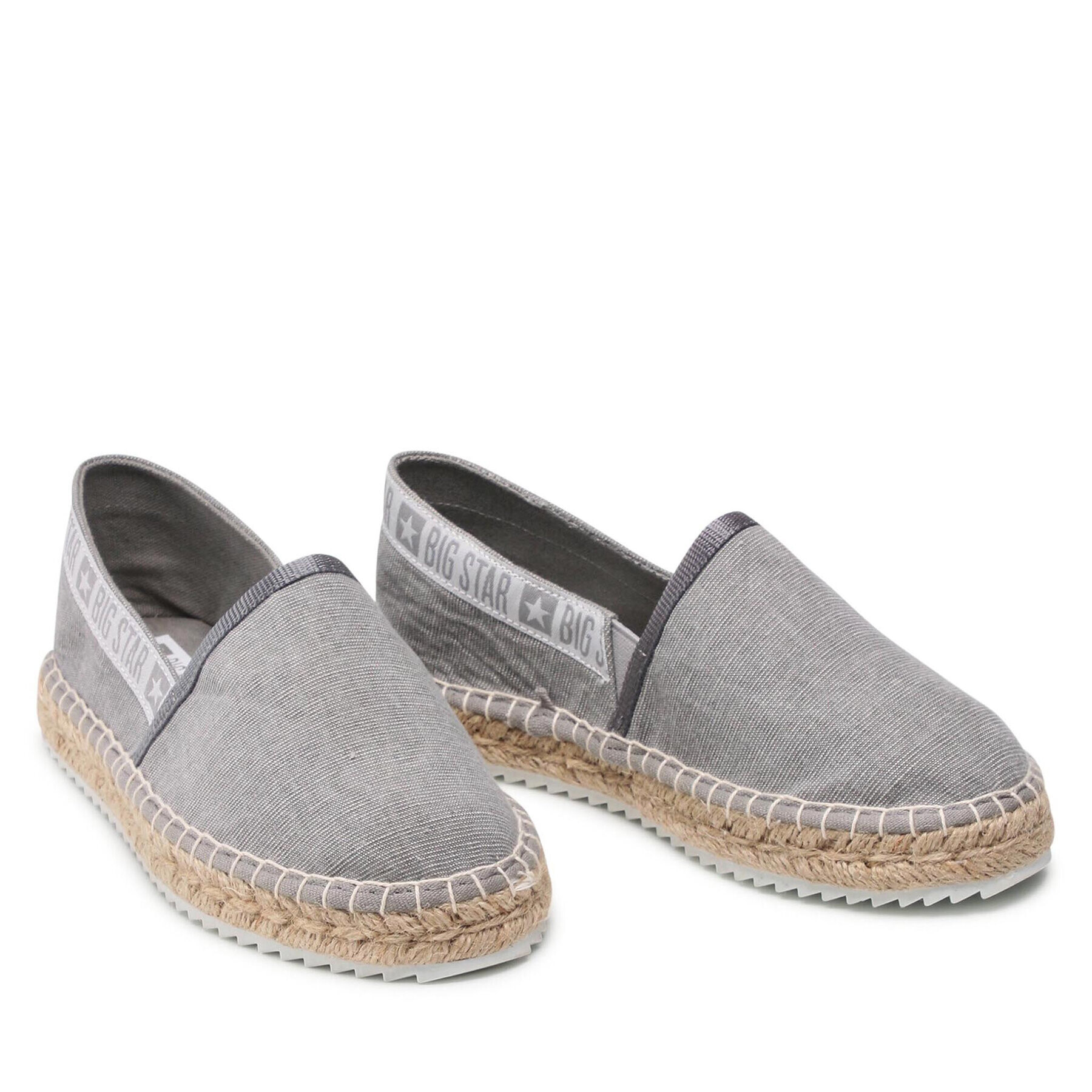 Big Star Shoes Espadrile JJ274876 Siva - Pepit.si