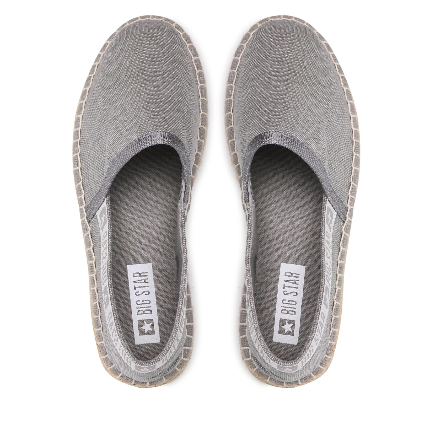 Big Star Shoes Espadrile JJ274876 Siva - Pepit.si