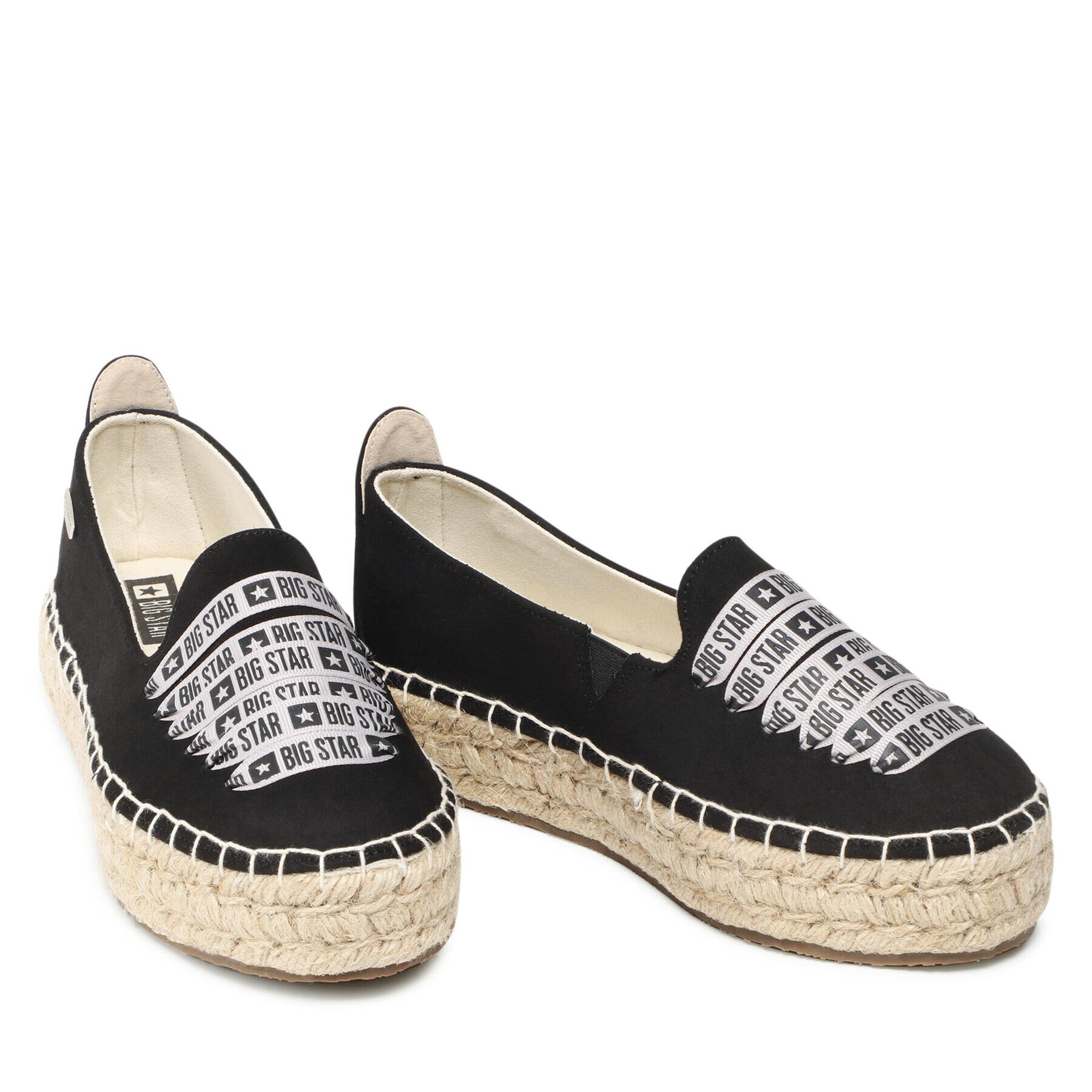 Big Star Shoes Espadrile JJ274891 Črna - Pepit.si