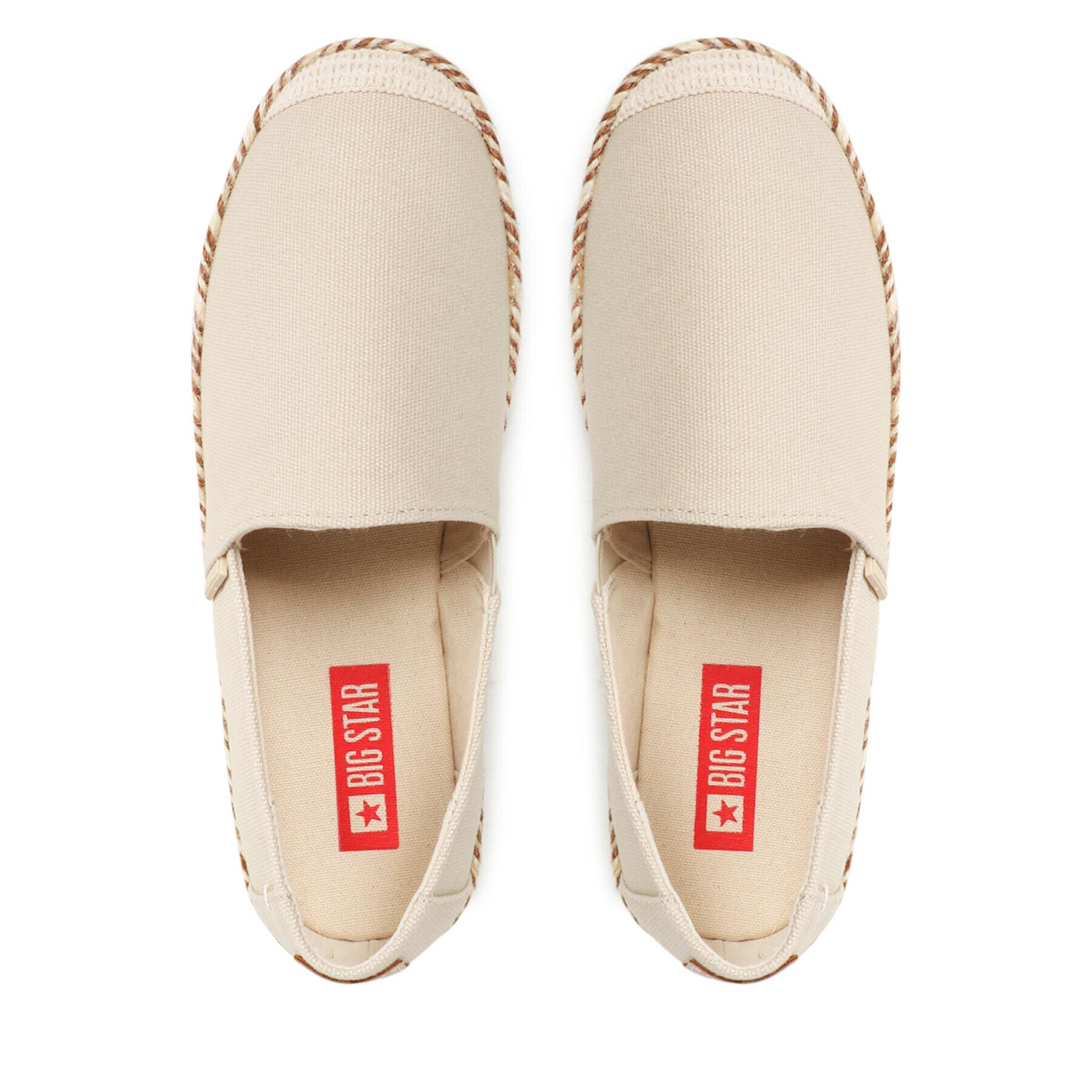 Big Star Shoes Espadrile JJ274899 Bež - Pepit.si