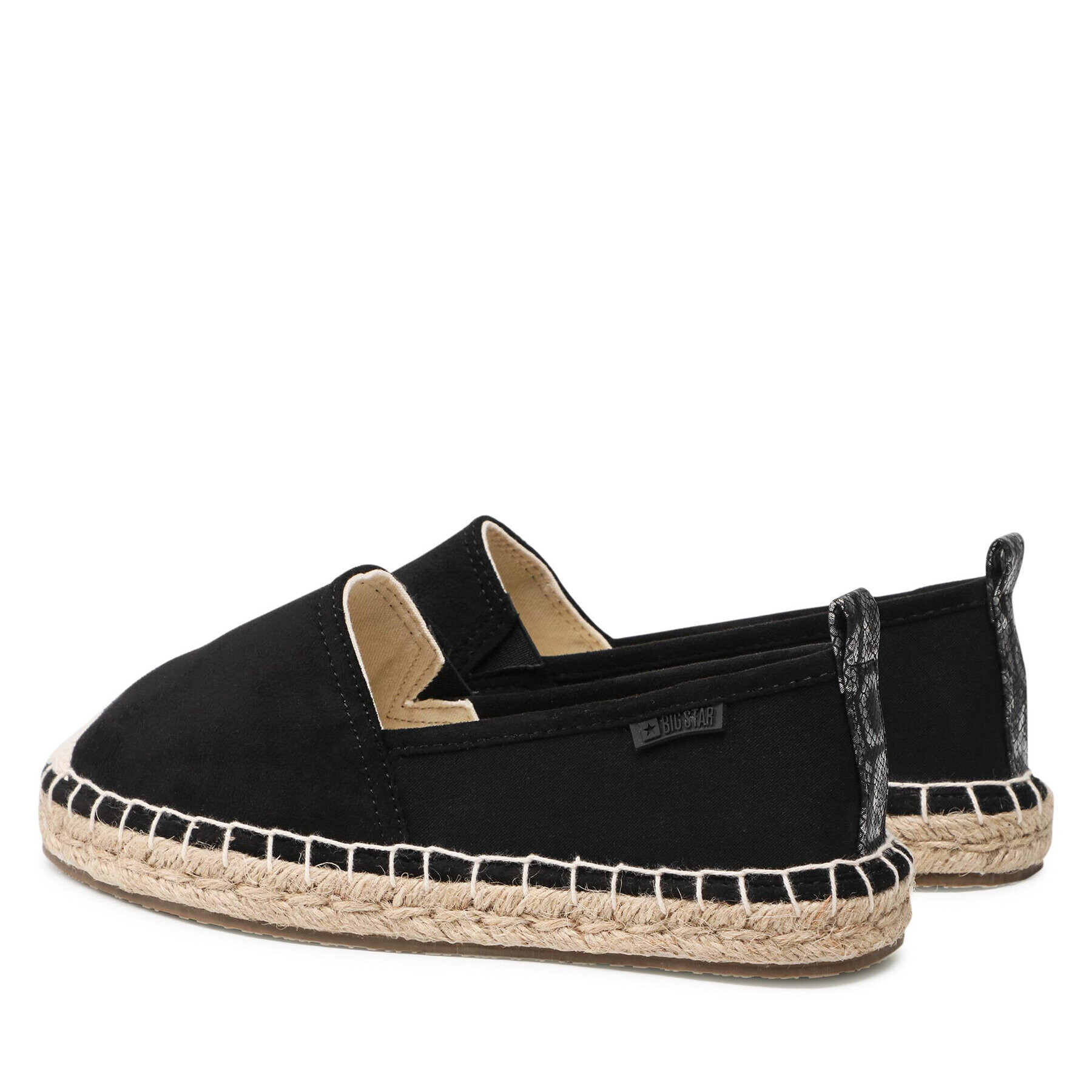 Big Star Shoes Espadrile JJ274952 Črna - Pepit.si